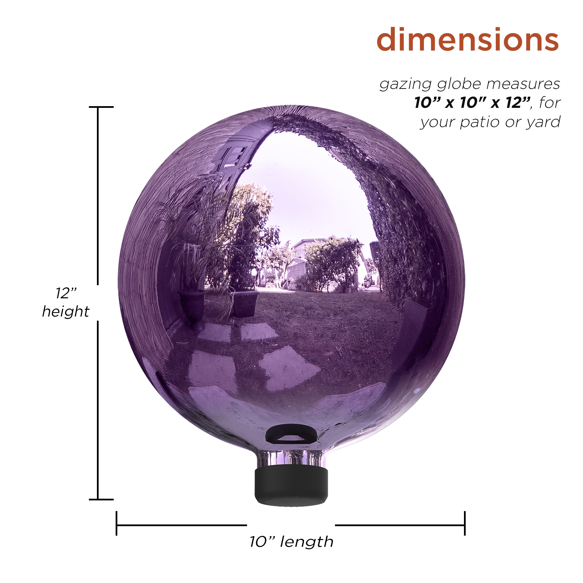 Alpine Corporation GLB292PL Gazing-Ball-Stand - View #3