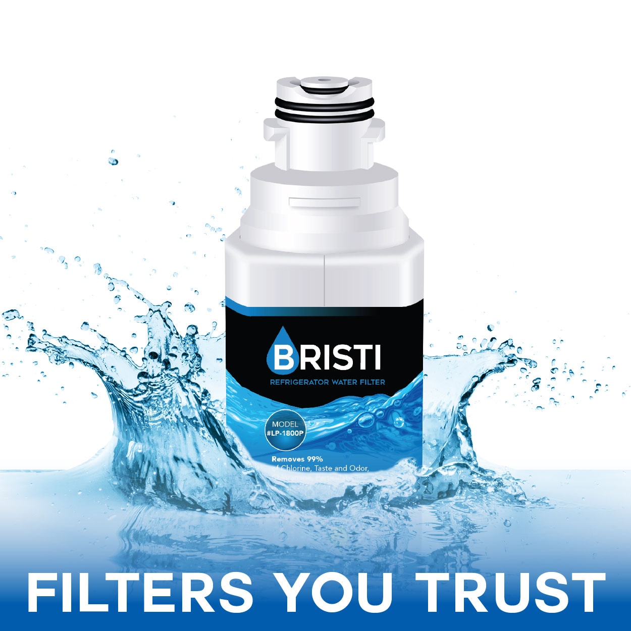 BRISTI LP1800P-3PACK Refrigerator-Water-Filters - View #2