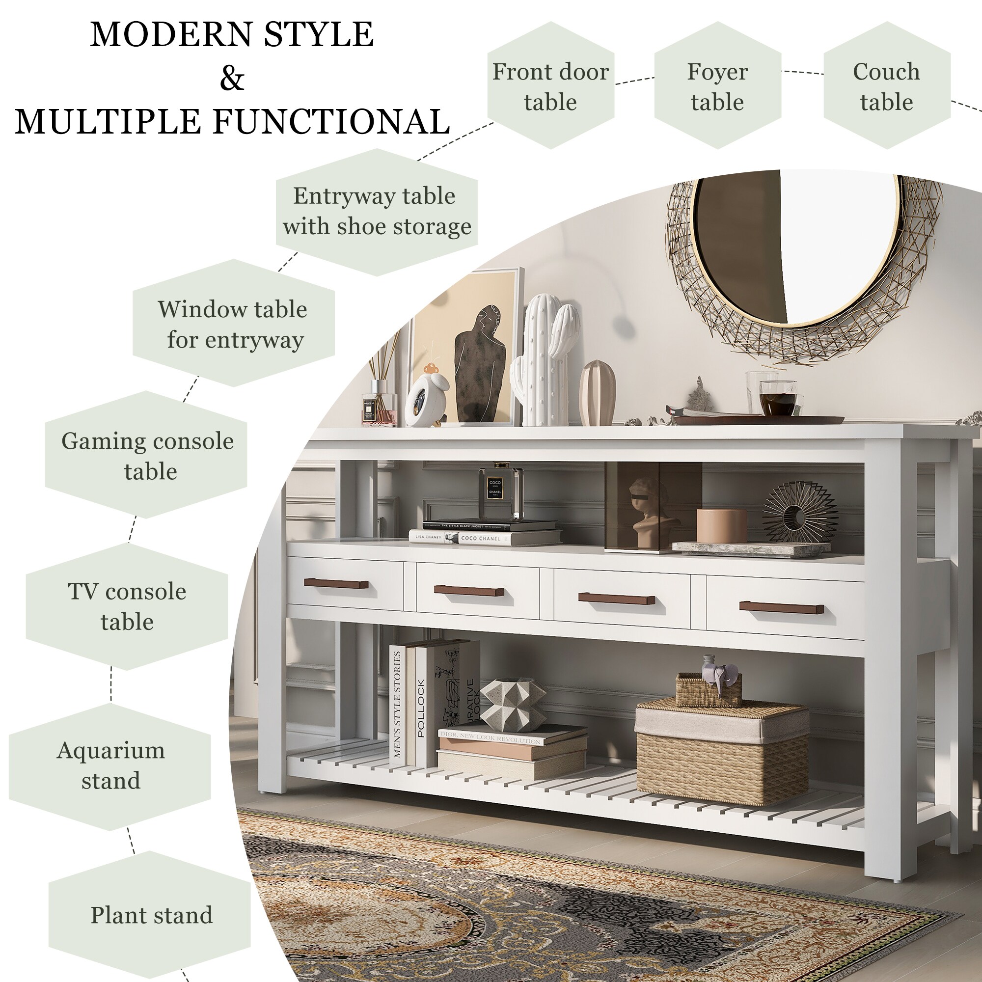 ModernLuxe N711P234484K Console-Sofa-Tables - View #10