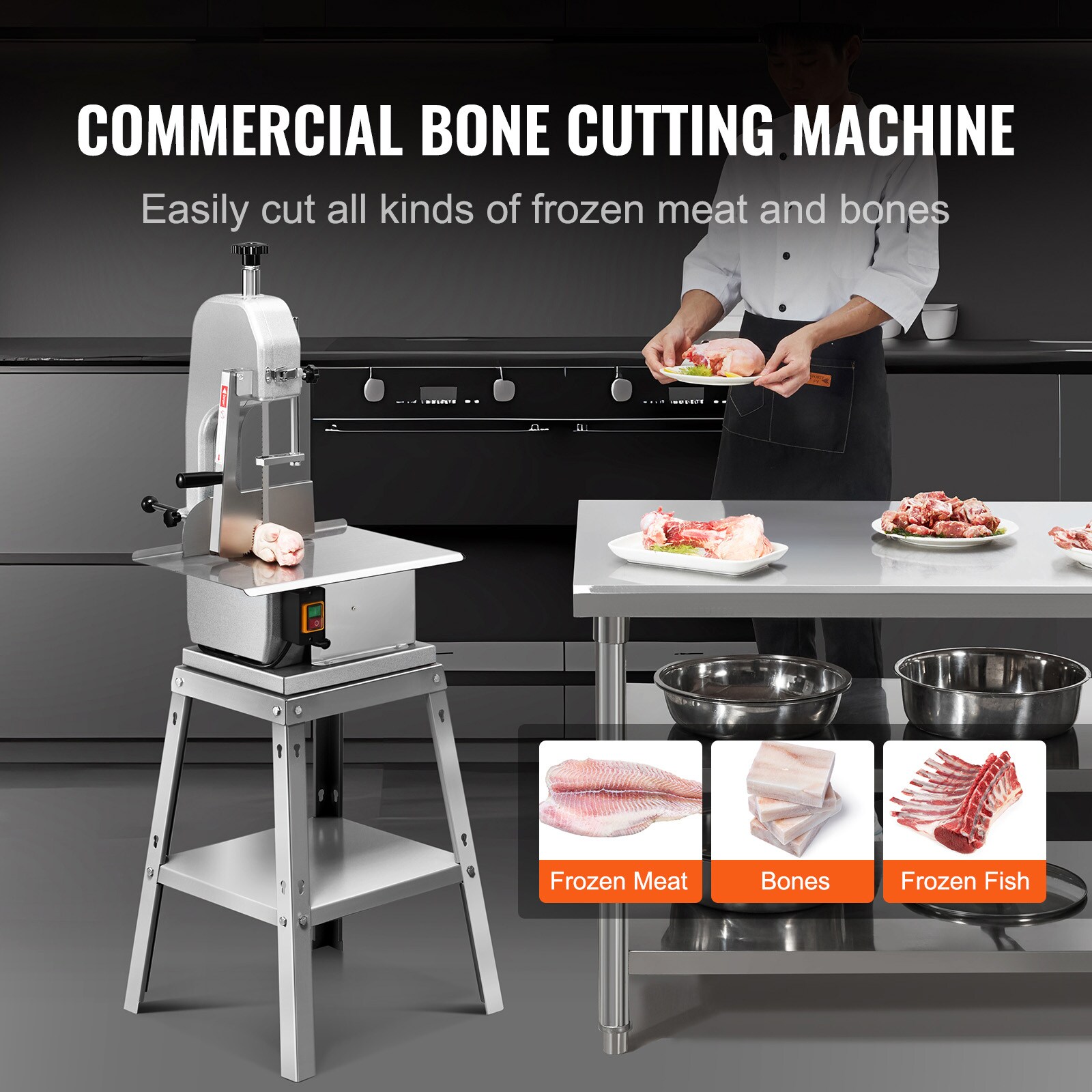 VEVOR SCLDSJRJ850W06240V1 Food-Slicers - View #2