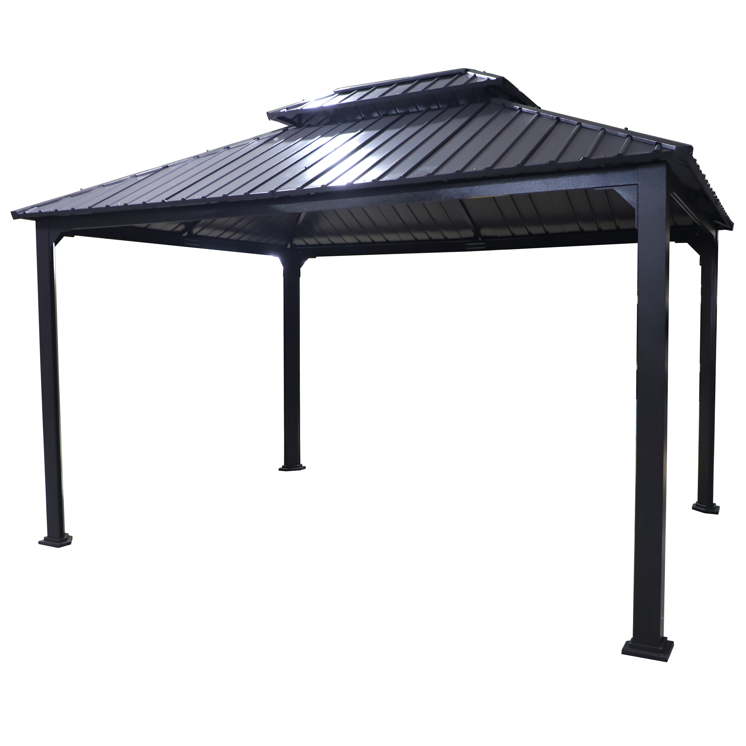 allen + roth GFM60131Q Wood-Resin-Gazebos - View #3