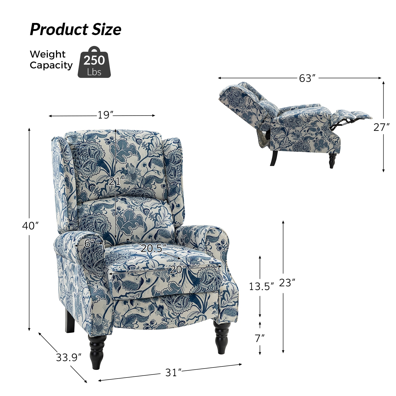 14 Karat Home HRCHD0194-11 recliners - View #8