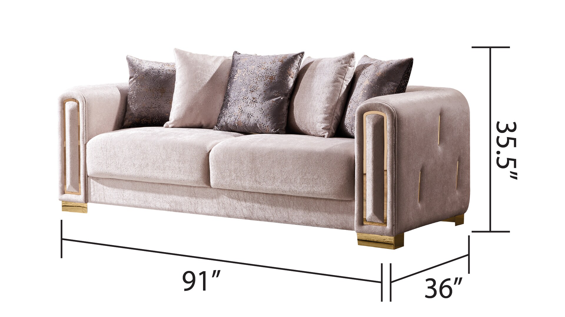 Galaxy 601955550581 Sofas-Loveseats - View #2