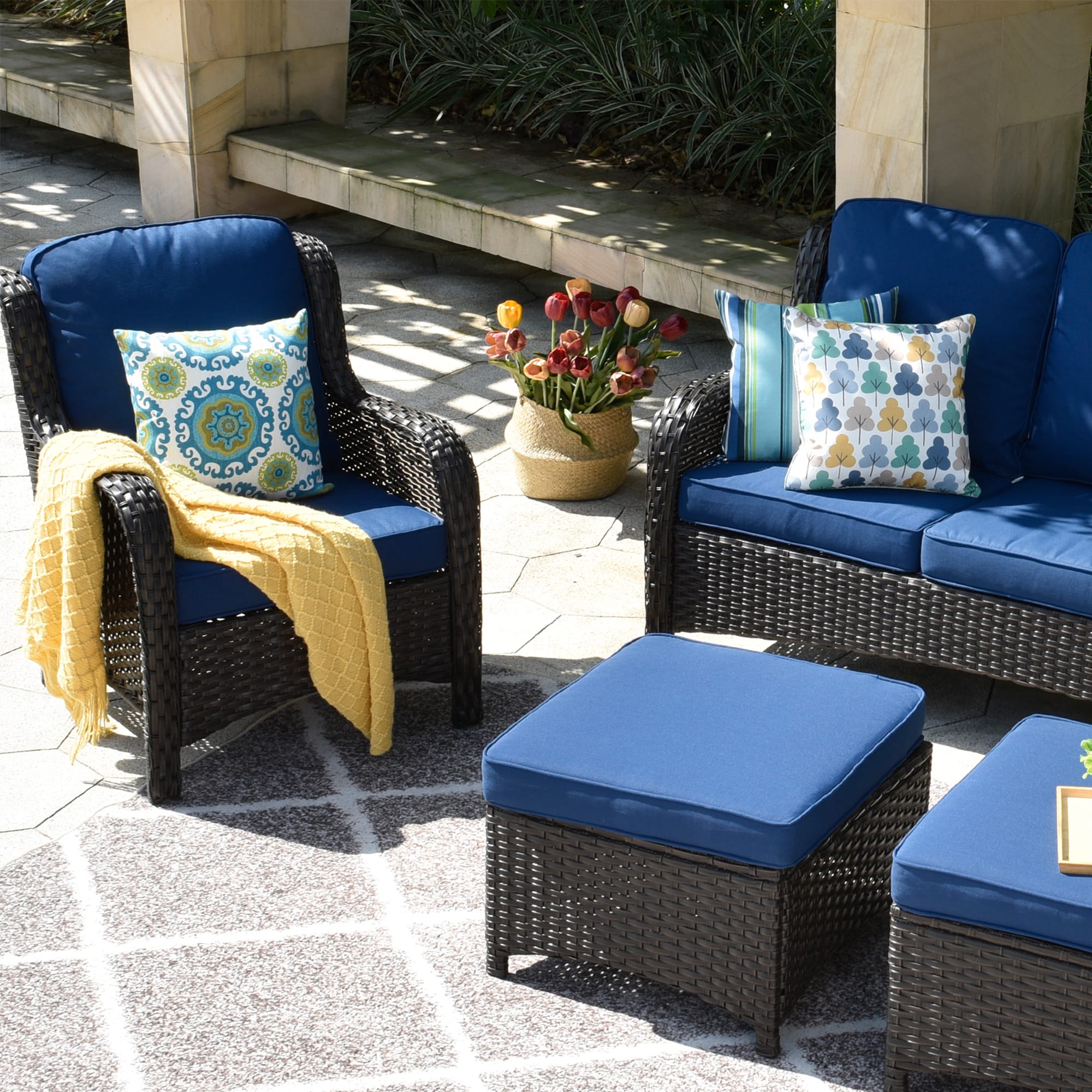 Ovios FPNTC007-7 Patio-Conversation-Sets - View #6