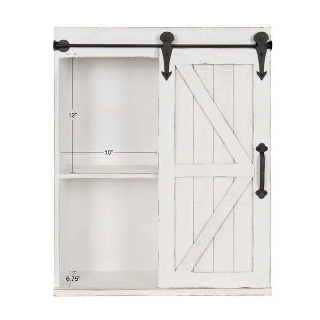 Wood Wall Cabinet, Wood Wall Storage Cabinet With Sliding Barn Doors