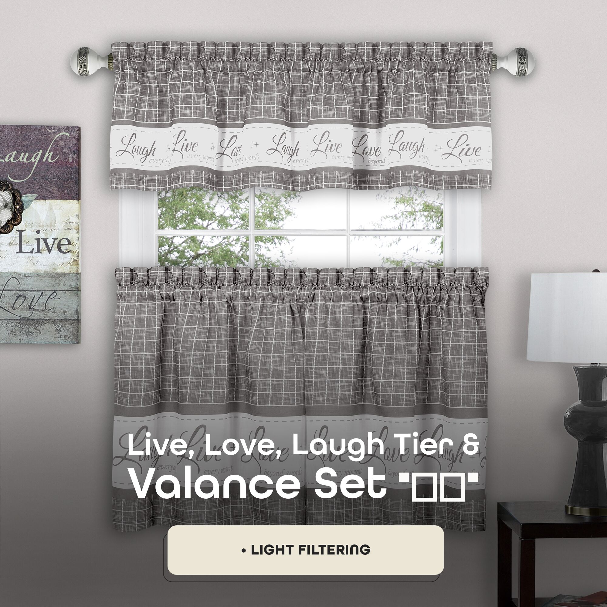 Achim LLTV24GY12 valances - View #4