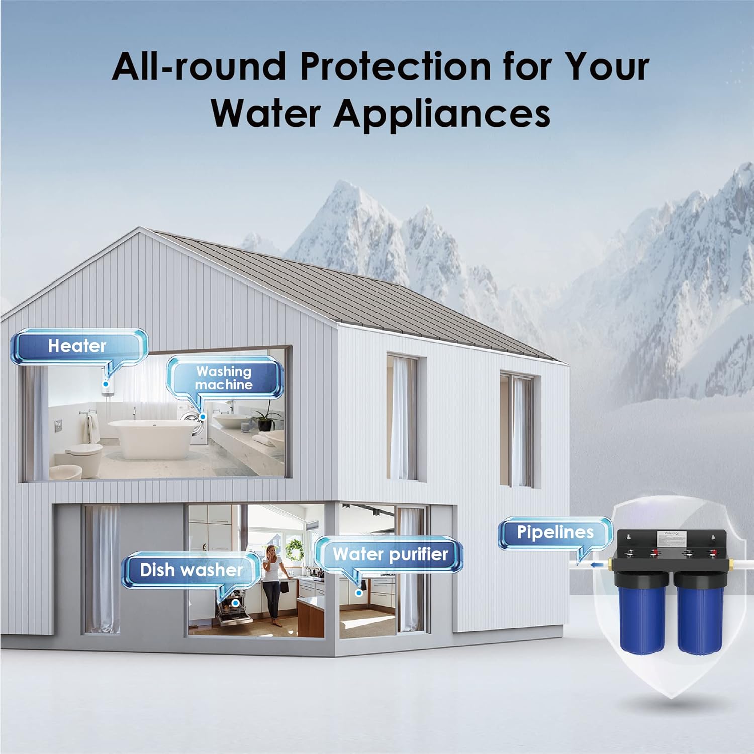 Waterdrop B-WD-WHF21F-SET Whole-House-Filtration-Systems - View #3