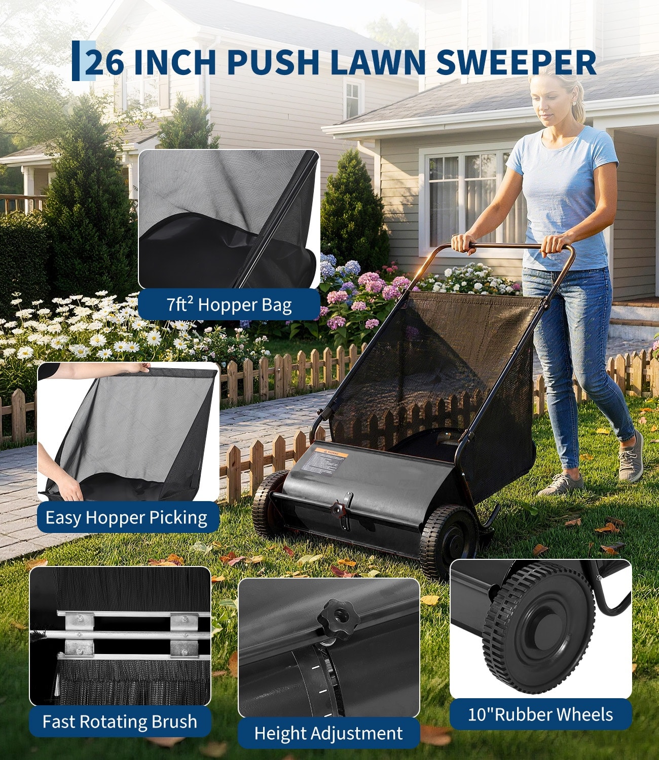 GarveeLife PDOYXZCS800R4G lawnsweeper - View #6