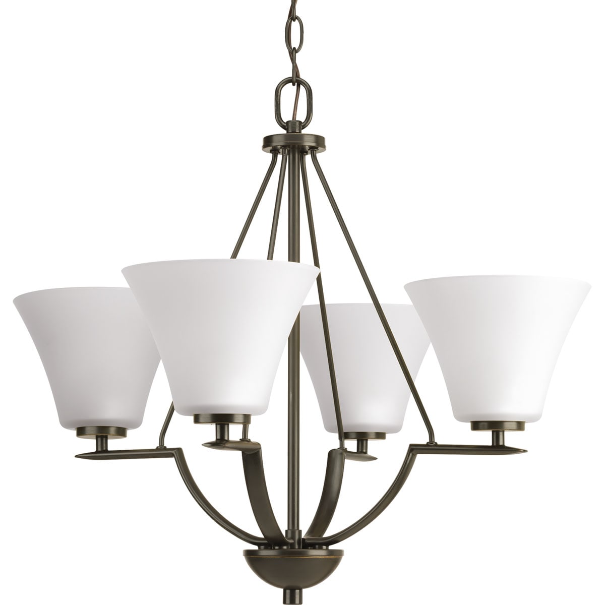 Progress Lighting Bravo 9-Light Antique Bronze Transitional Chandelier