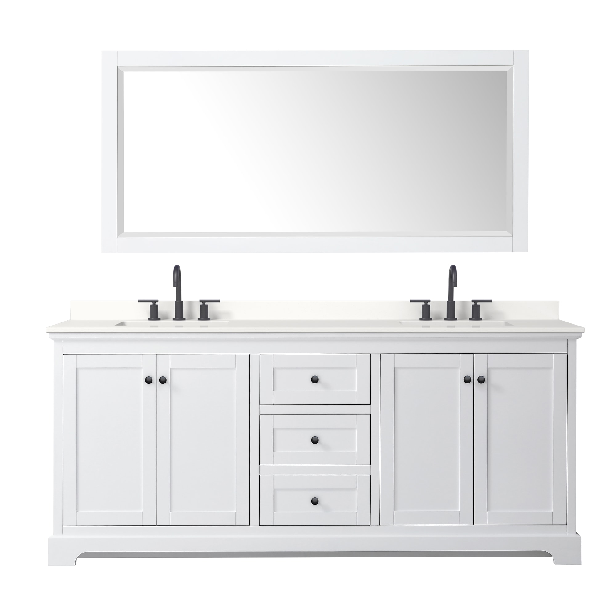 Wyndham Collection WCV232380DWBWQUS3M70 Bath-Vanity-Combo - View #2