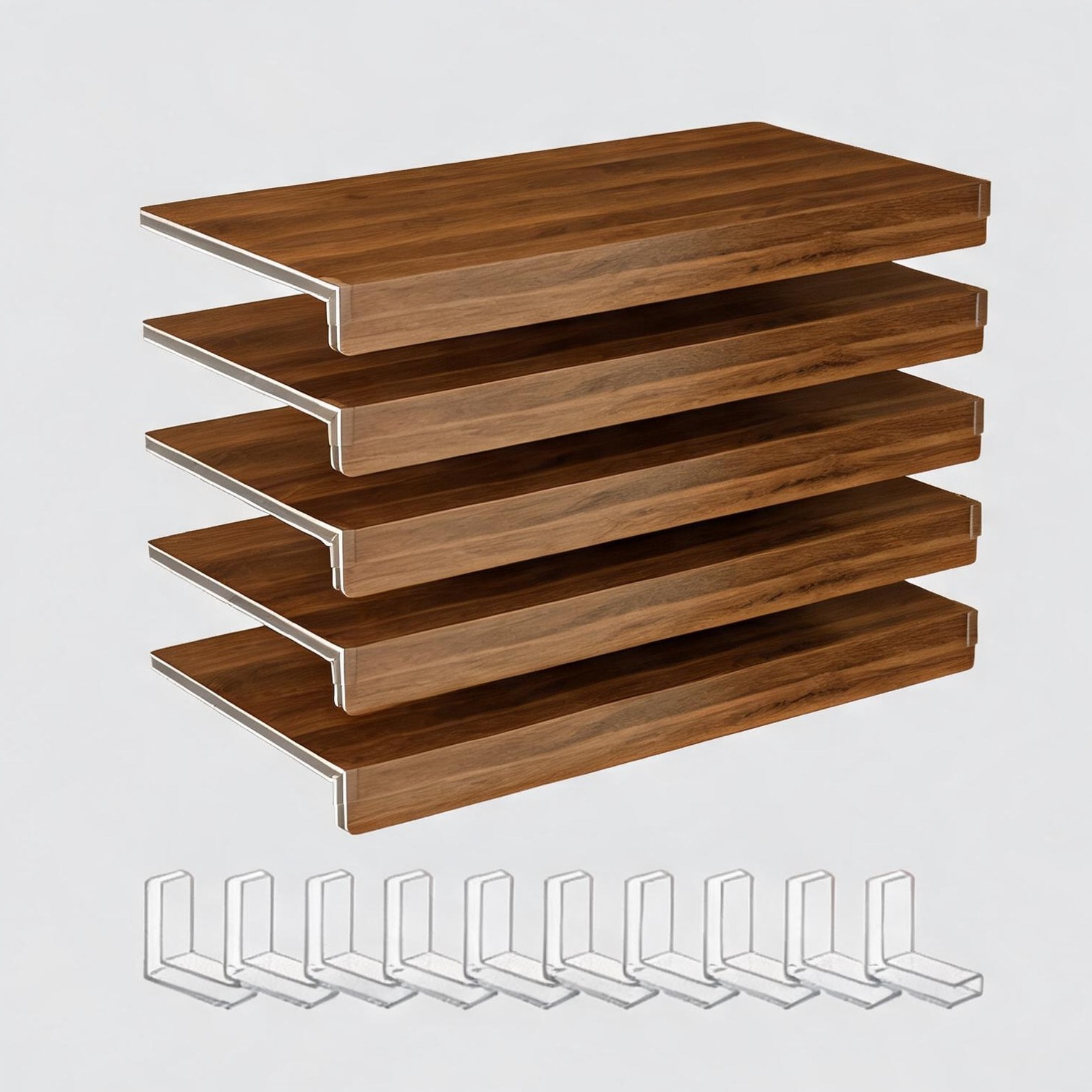 BBabe Storage Cabinet combining Wood-Grain Texture Pantry Upgrade and 24 x 12 Inches