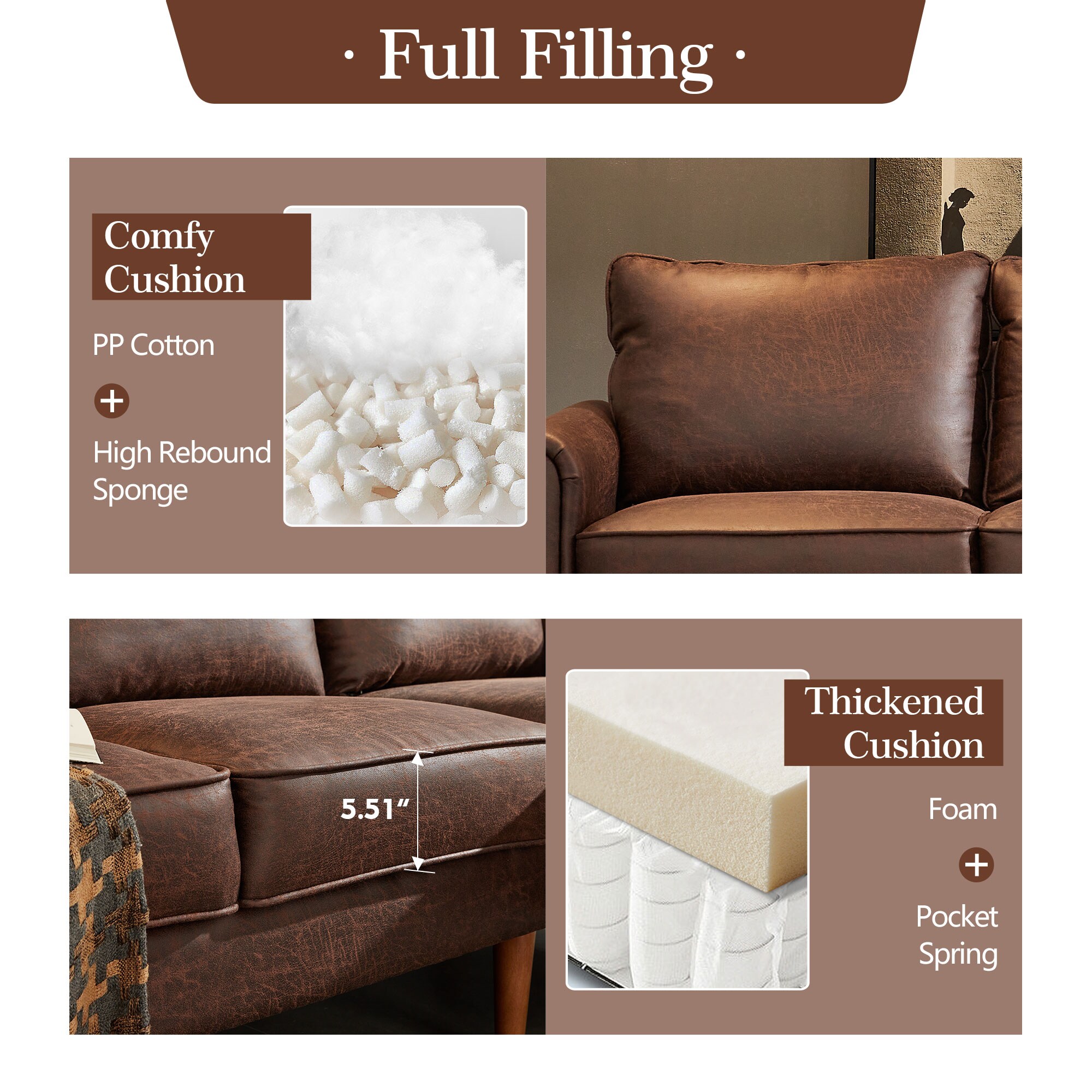 Pouuin SRGST30 Sofas-Loveseats - View #4