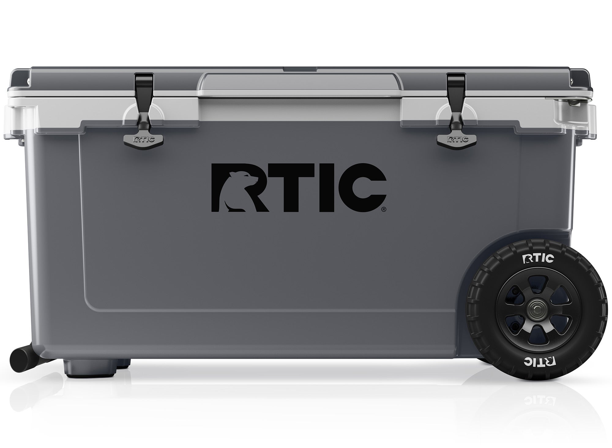 RTIC Outdoors Ultra Light Dark Grey/Cool Grey 72-Quart Wheeled Insulated Chest Cooler 19741 Sansujyuku sansujyuku.com