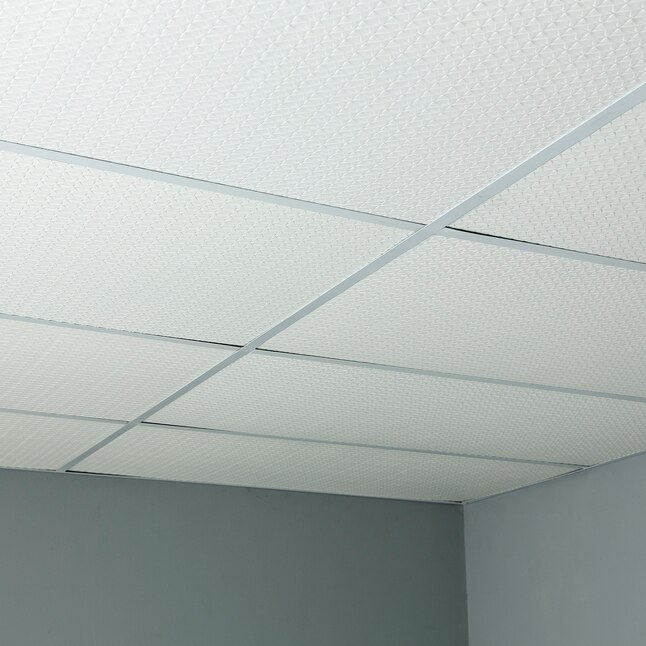 Genesis 48-in x 24-in Smooth Pro White Smooth 15/16-in Drop Ceiling TIles Genesis 48-in x 24-in Smooth Pro White Smooth 15/16-in Drop Ceiling TIles