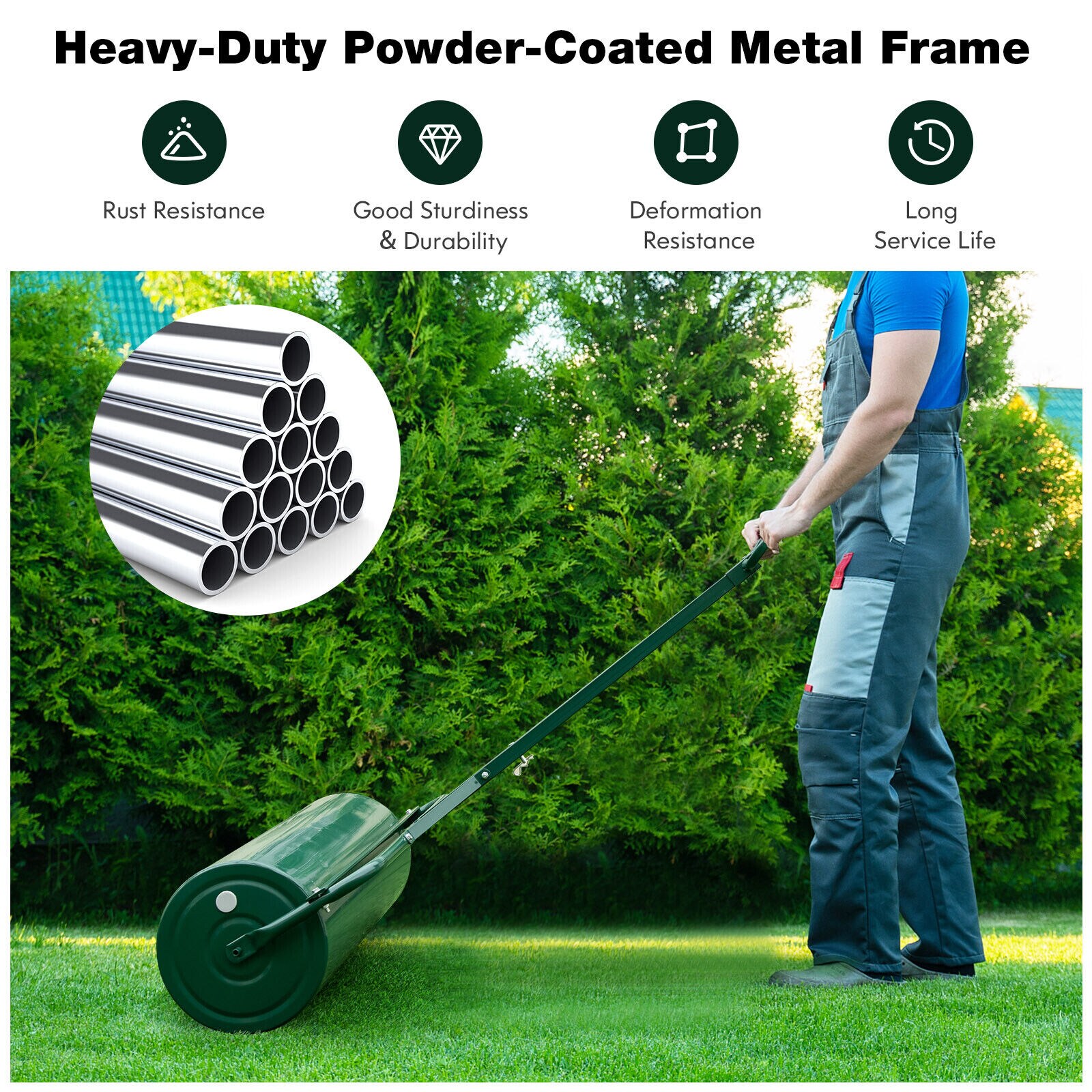 Iseryn NC4668GN Tow-Behind-Lawn-Rollers - View #8