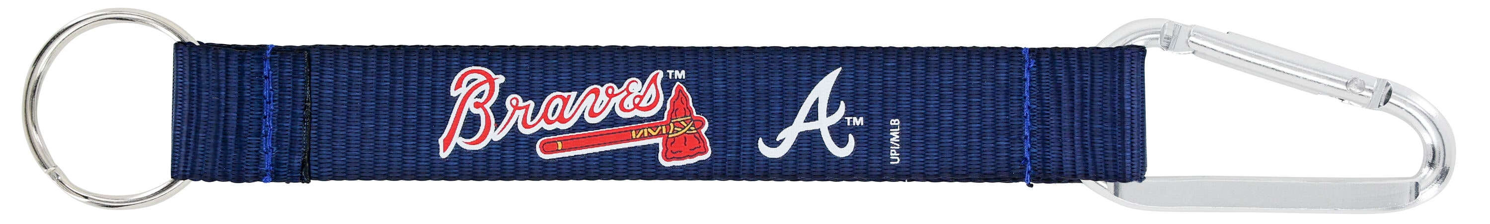 Minute Key 712438 Atlanta Braves Navy Keychain