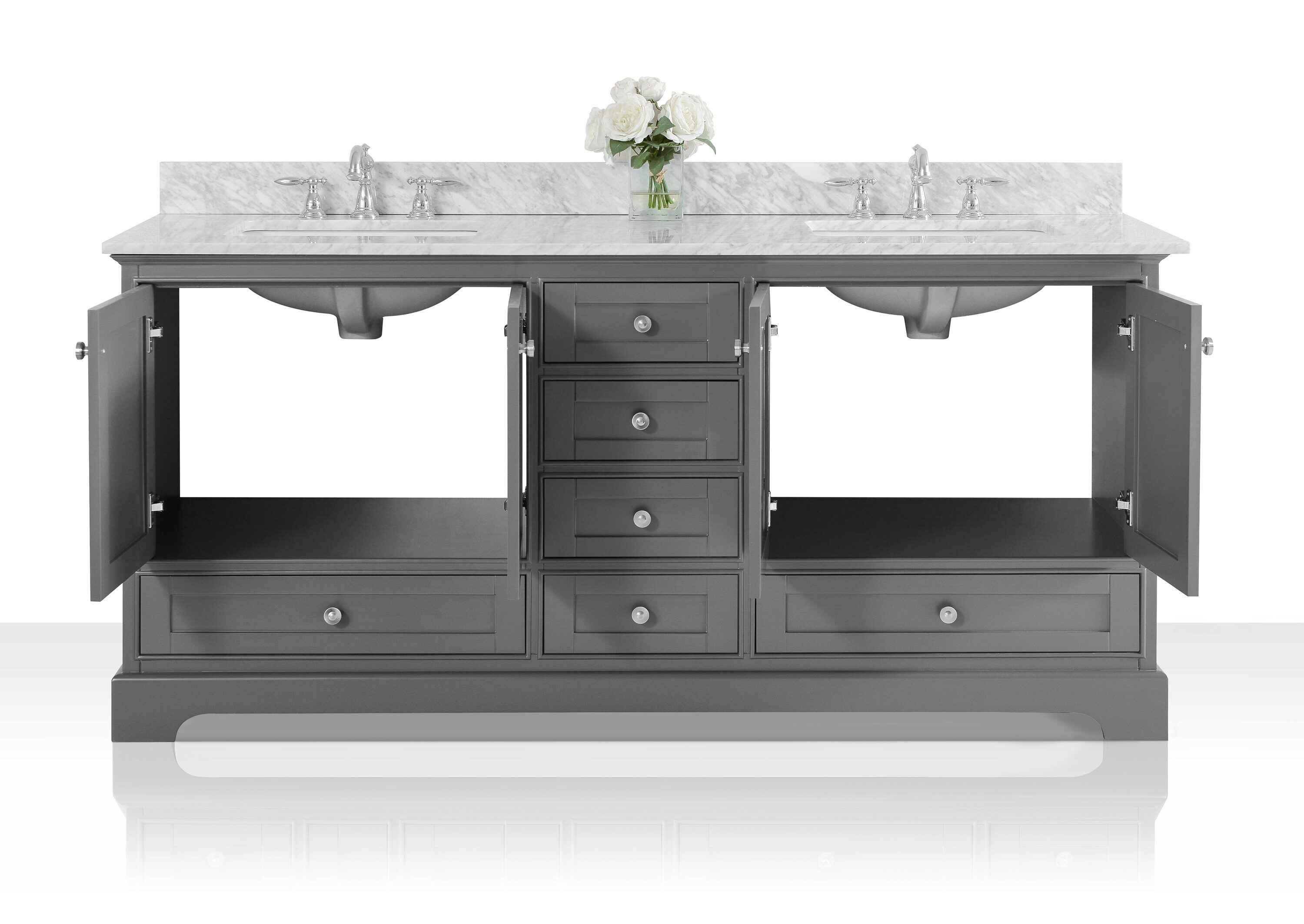 Ancerre Designs VTS-AUDREY-72-SG-CW Bath-Vanity-Combo - View #12