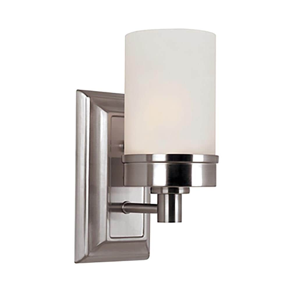 Lucid Lighting 4.25-in W 1-Light Brushed Nickel Modern/Contemporary ...