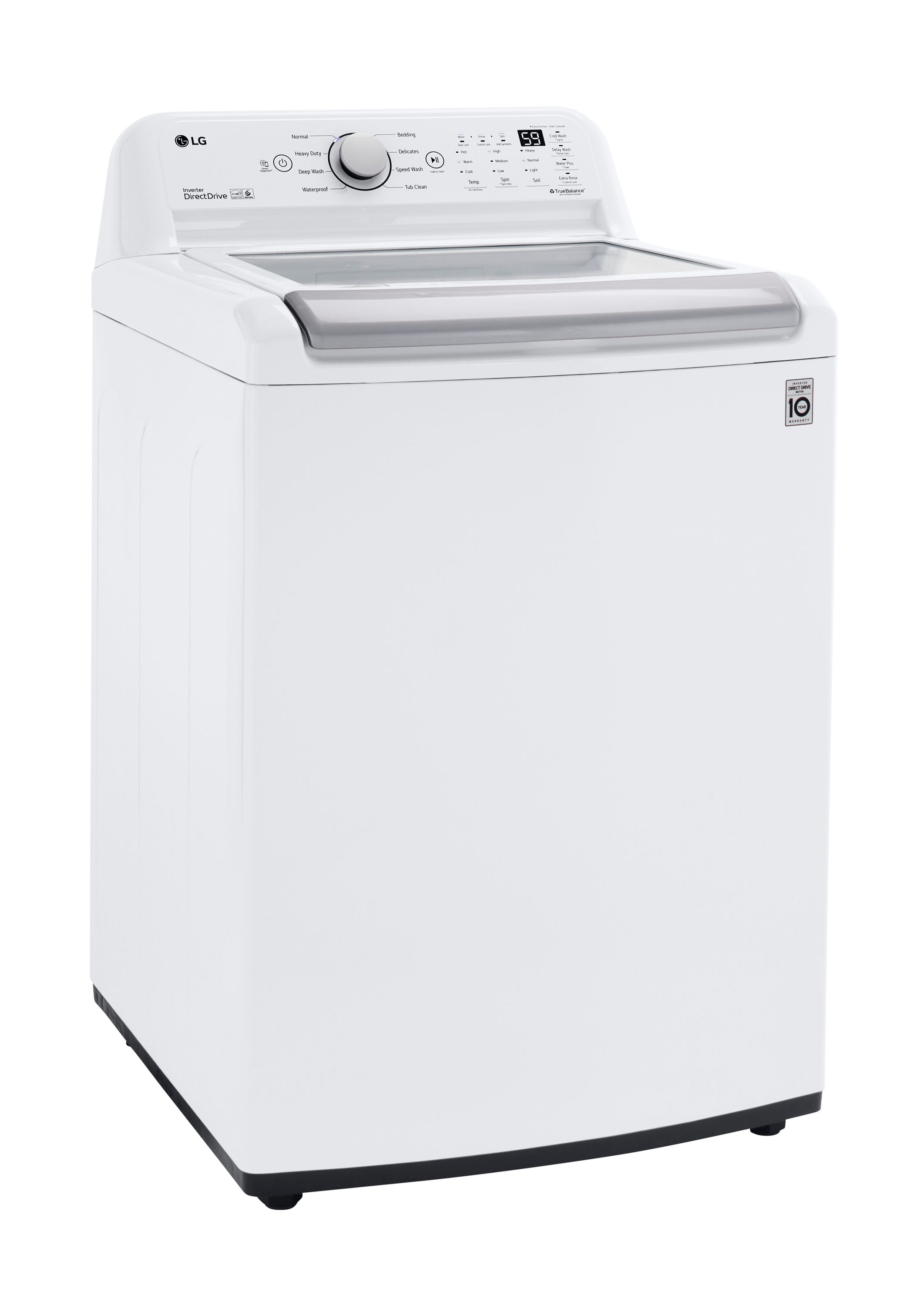 LG ColdWash 5-cu ft High Efficiency Washer (White) ENERGY STAR the Top-Load department at Lowes.com
