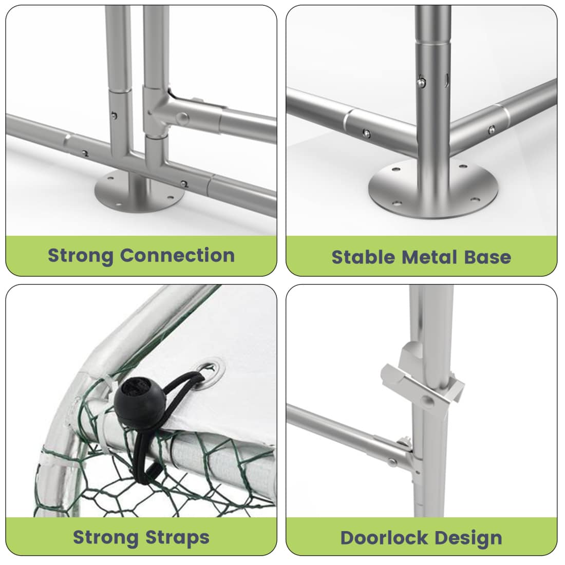 Qeetex WLS-PHO-12VJL8OG Chicken-Coops-Rabbit-Hutches - View #4