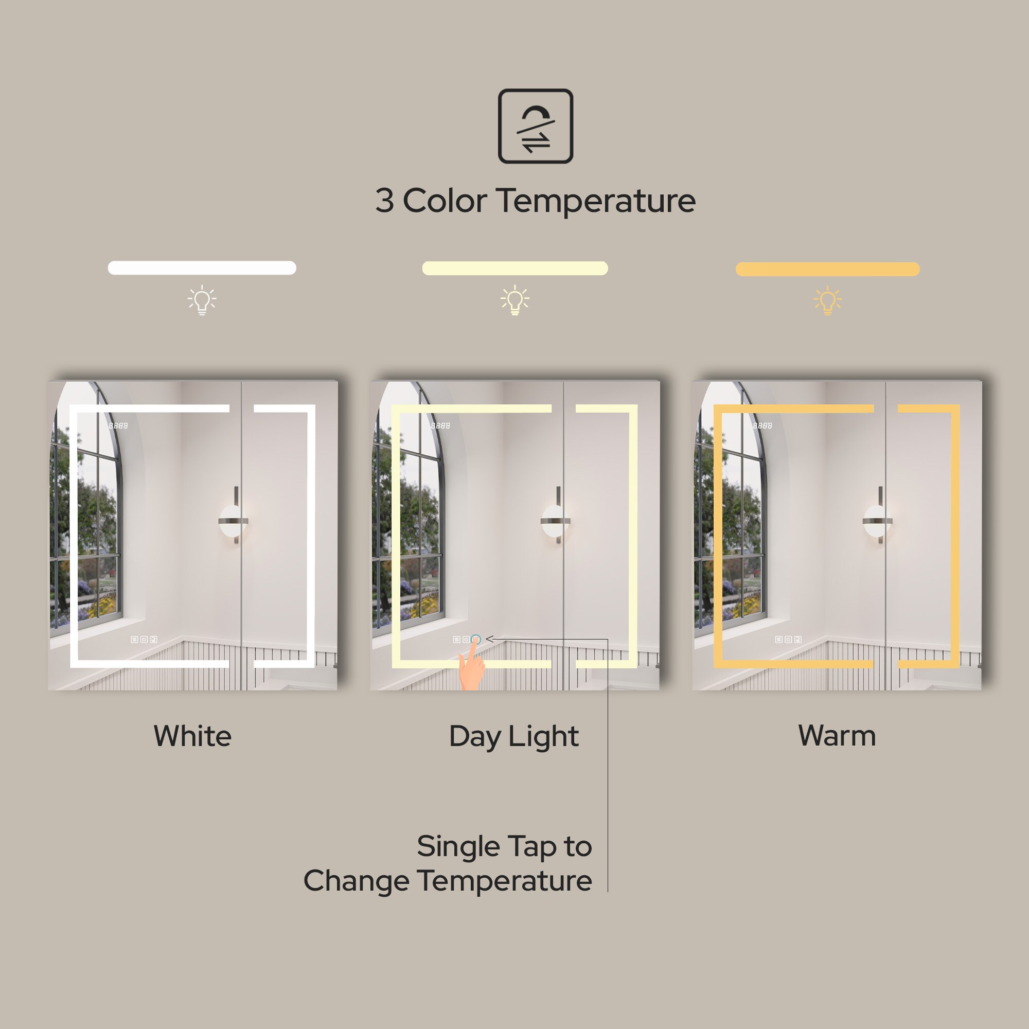 Ayna Decors AMCNE3032LEDC Bathroom-Medicine-Cabinets - View #9