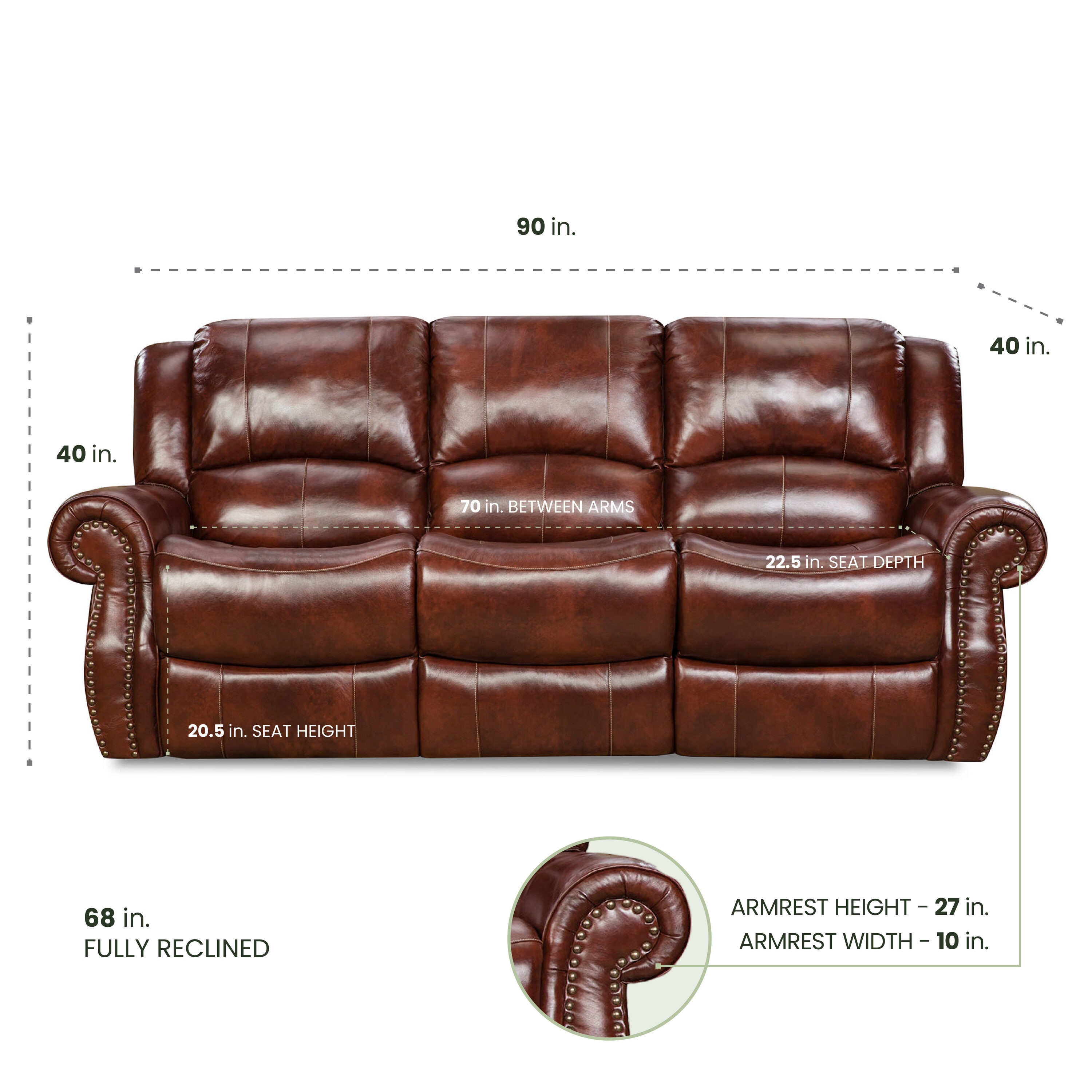 Hanover HUM003SF-OB Sofas-Loveseats - View #2