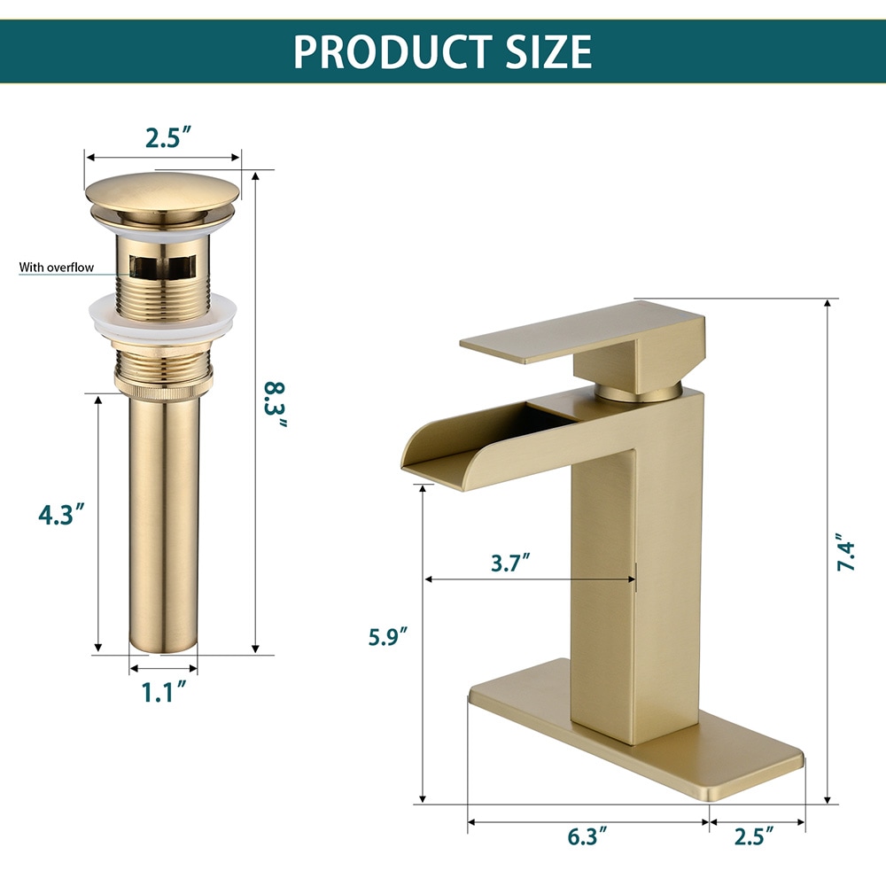 EQLOO AA395BG Lavatory-Faucets - View #3