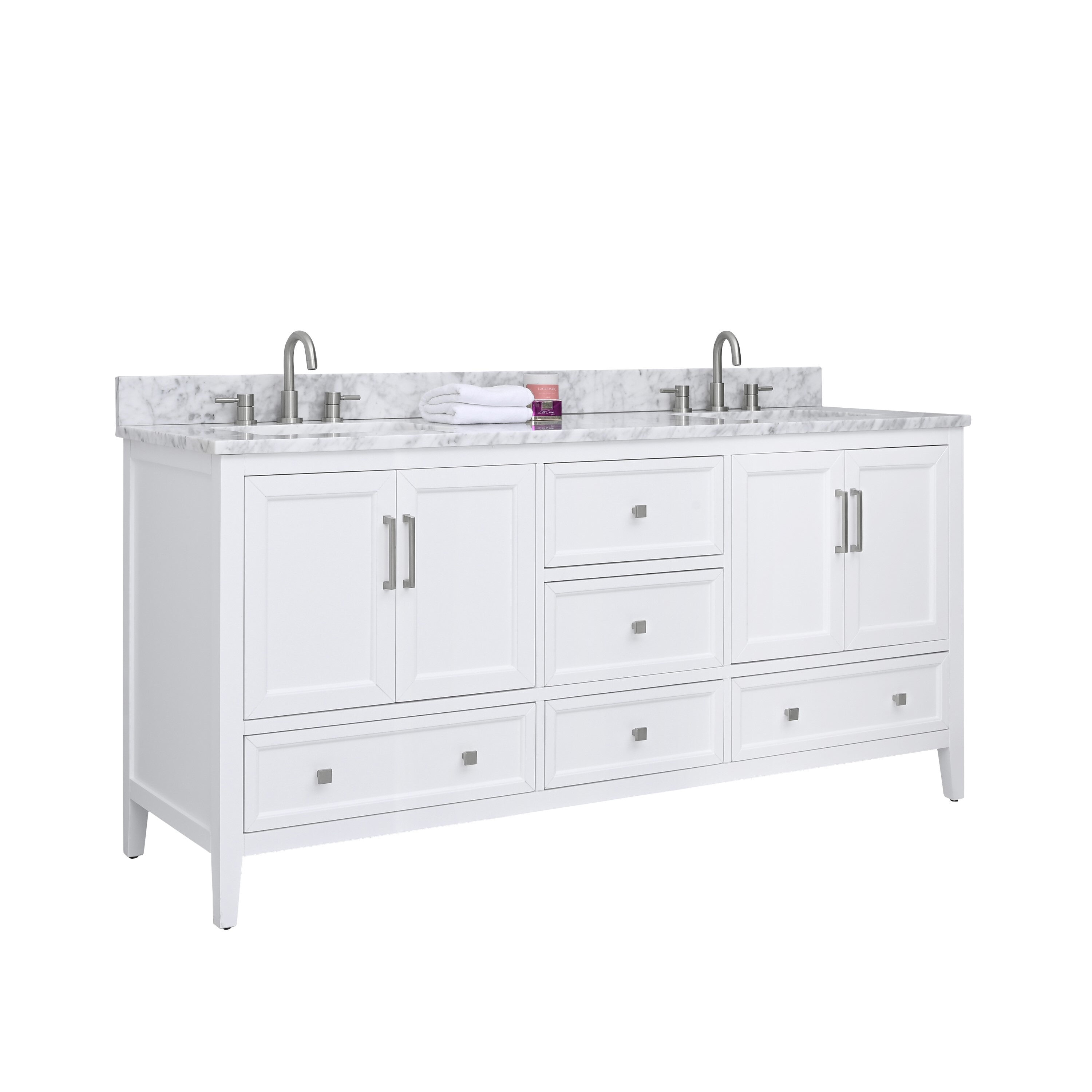 Avanity EVERETTE-VS73-WT-C Bath-Vanity-Combo - View #2