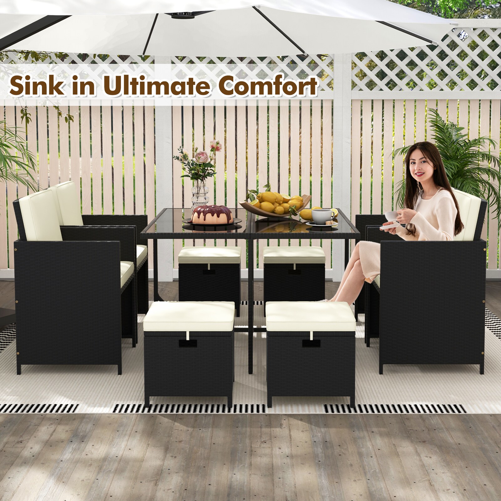 WELLFOR GIZWY247BE Patio-Dining-Sets - View #7