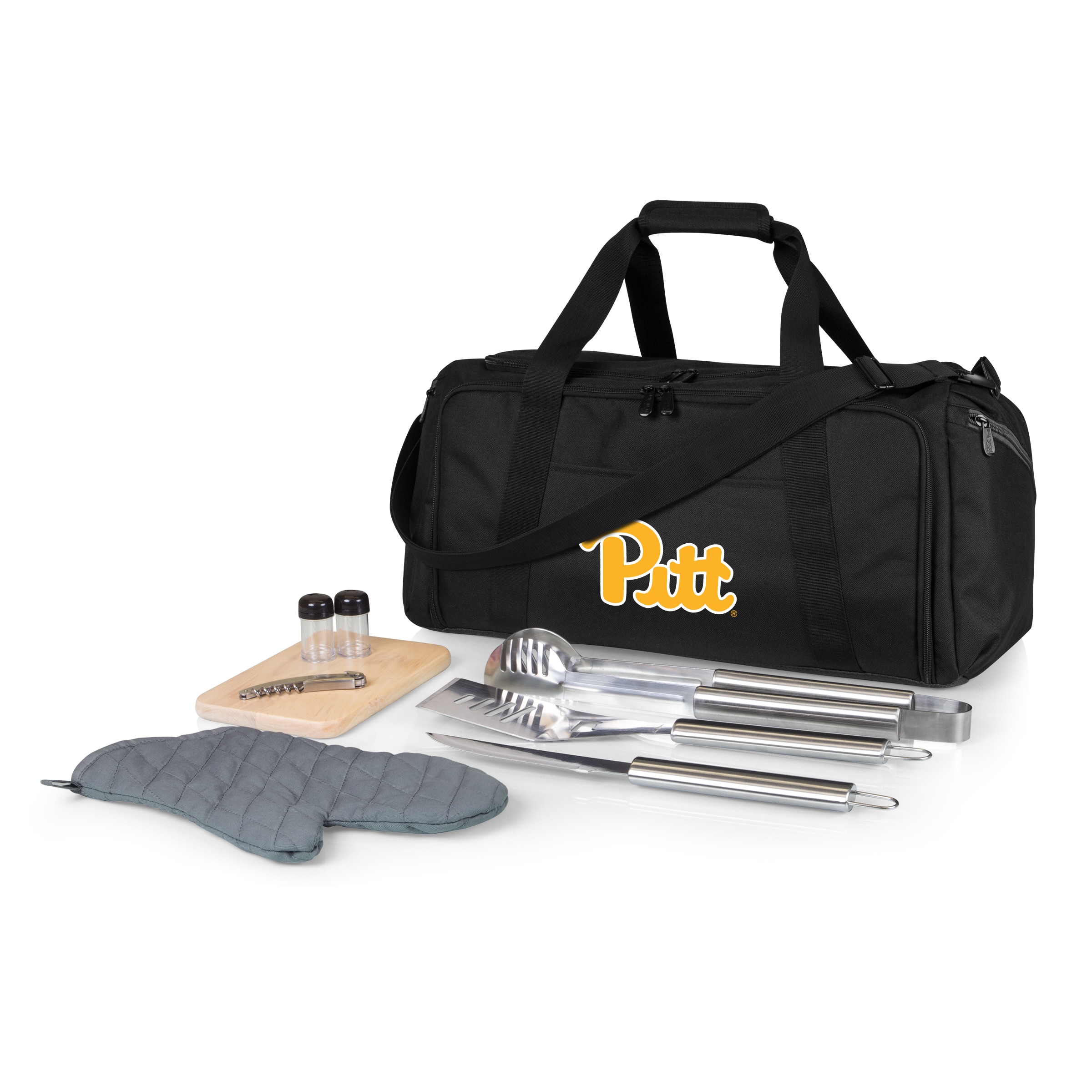 Picnic Time Stainless Steel 9-Piece Grilling Accessory Kit with Heat-Sealed Interior Liner and Multiple Storage Pockets 757-06-175-504-0 Sansujyuku sansujyuku.com