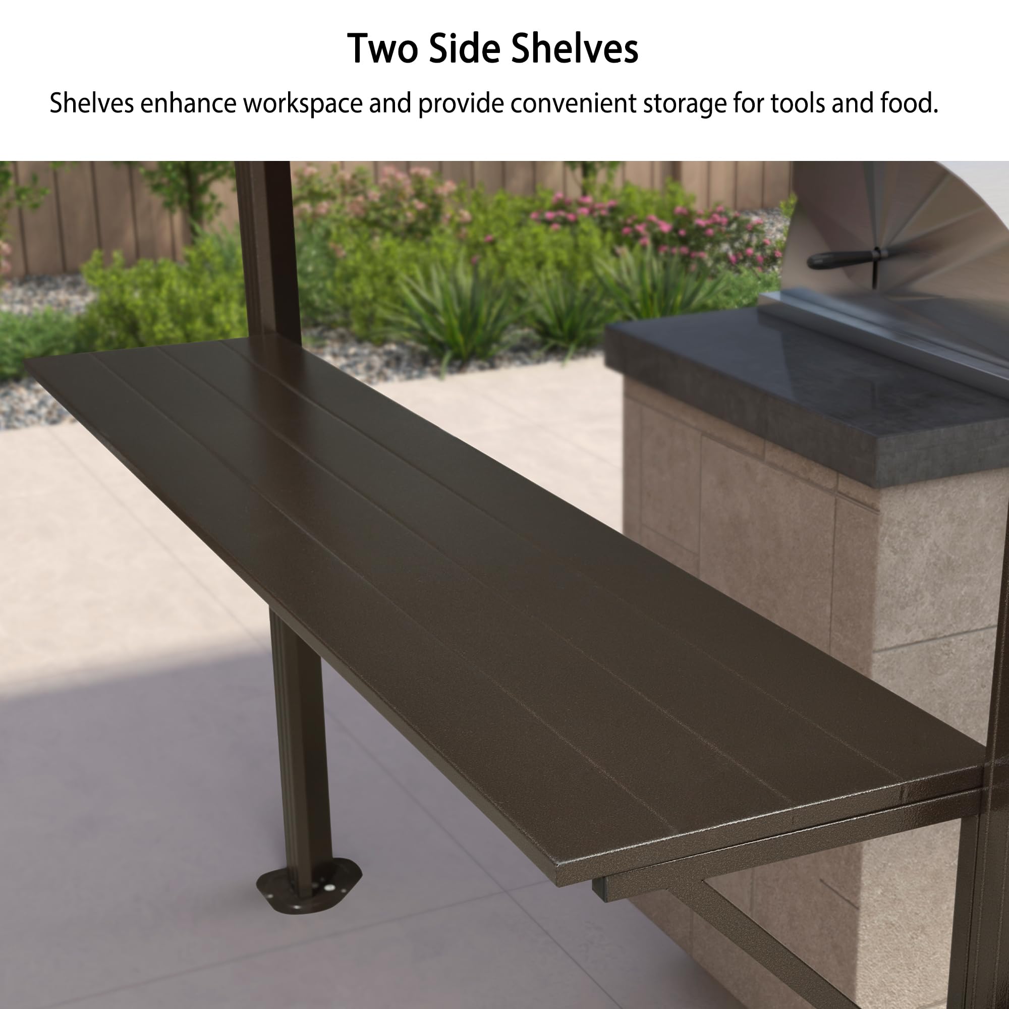 PURPLE LEAF LSMHTGG0609 Wood-Resin-Gazebos - View #5