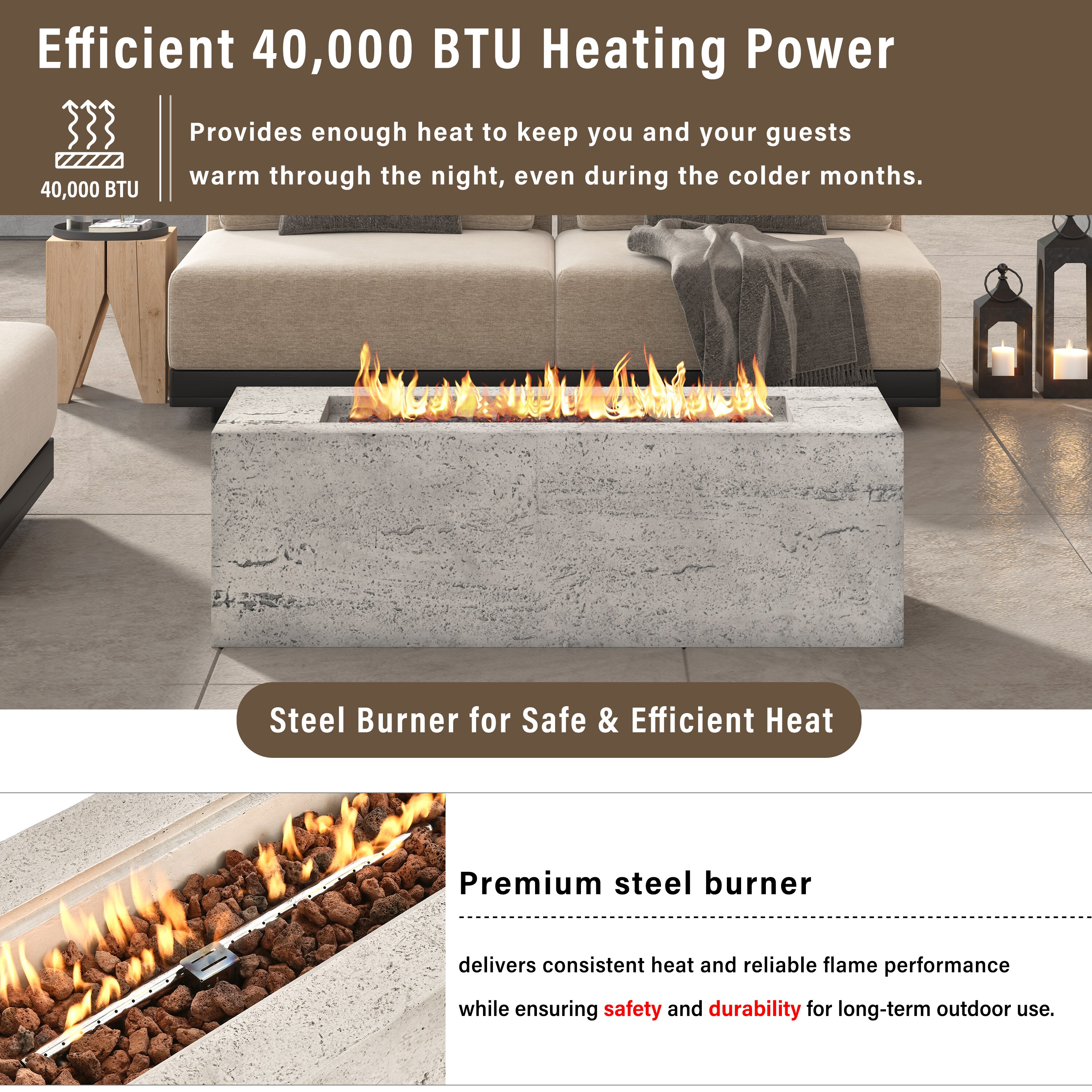 Mondawe MO-US-0545D Outdoor-Gas-Firepits - View #7