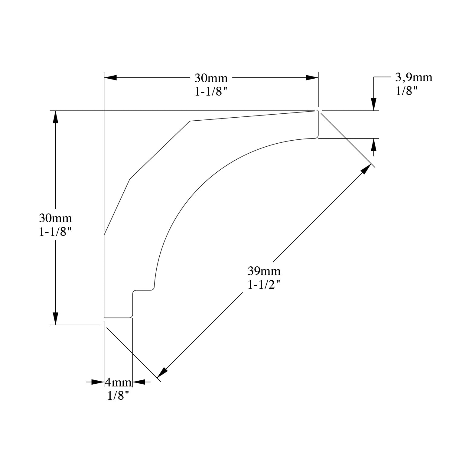Orac Decor CX115-12PACK Crown-Moulding - View #2
