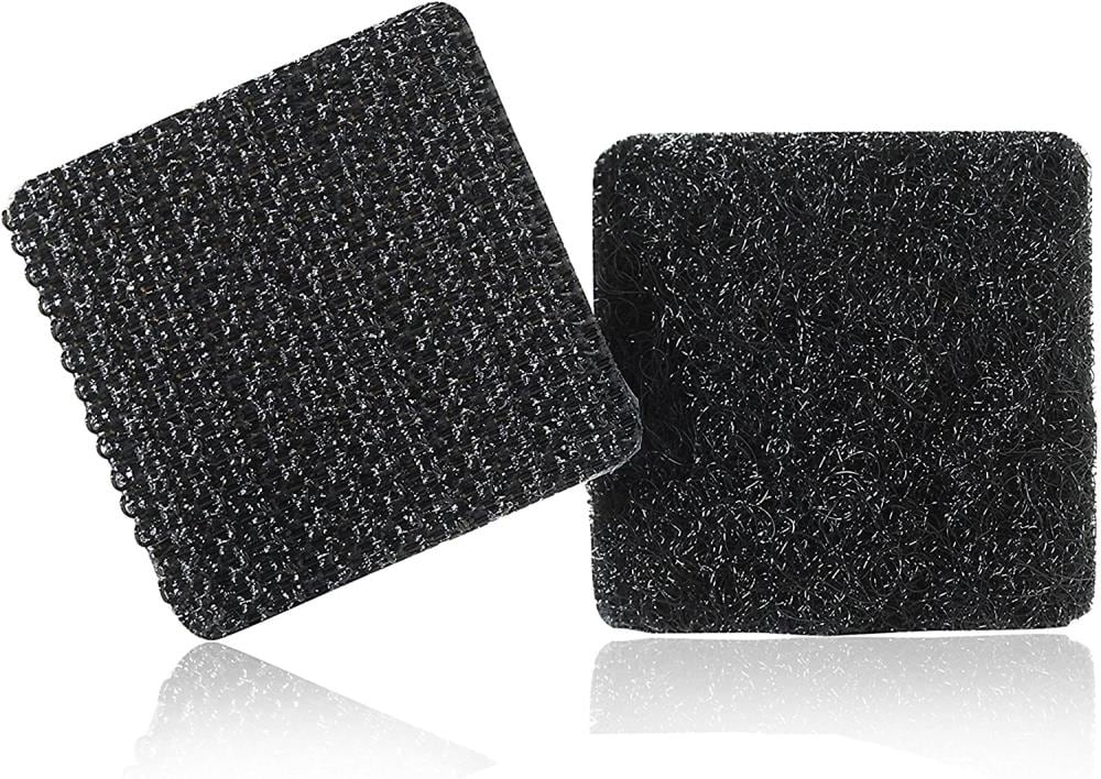Velcro Brand Alfa-Lok Fasteners 1 Squares 16 Sets Black