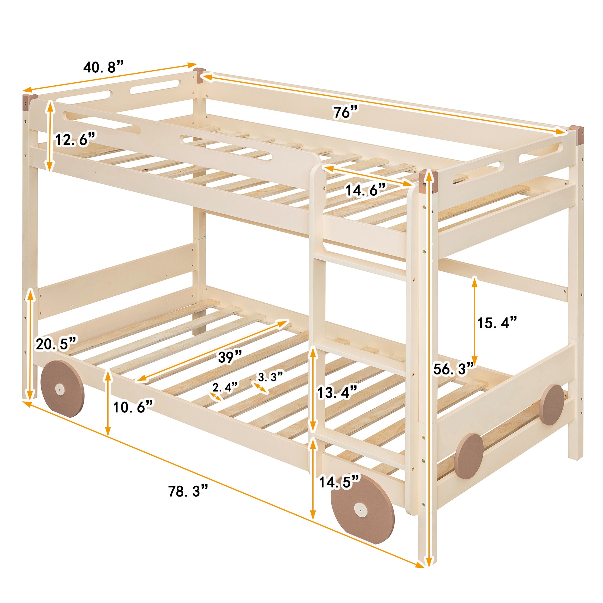CASAINC WM-WF197260AAE Bunk-Beds - View #8
