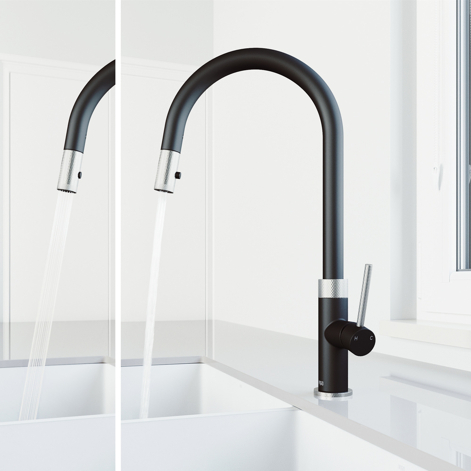 VIGO VG02033STMB Kitchen-Faucets - View #4