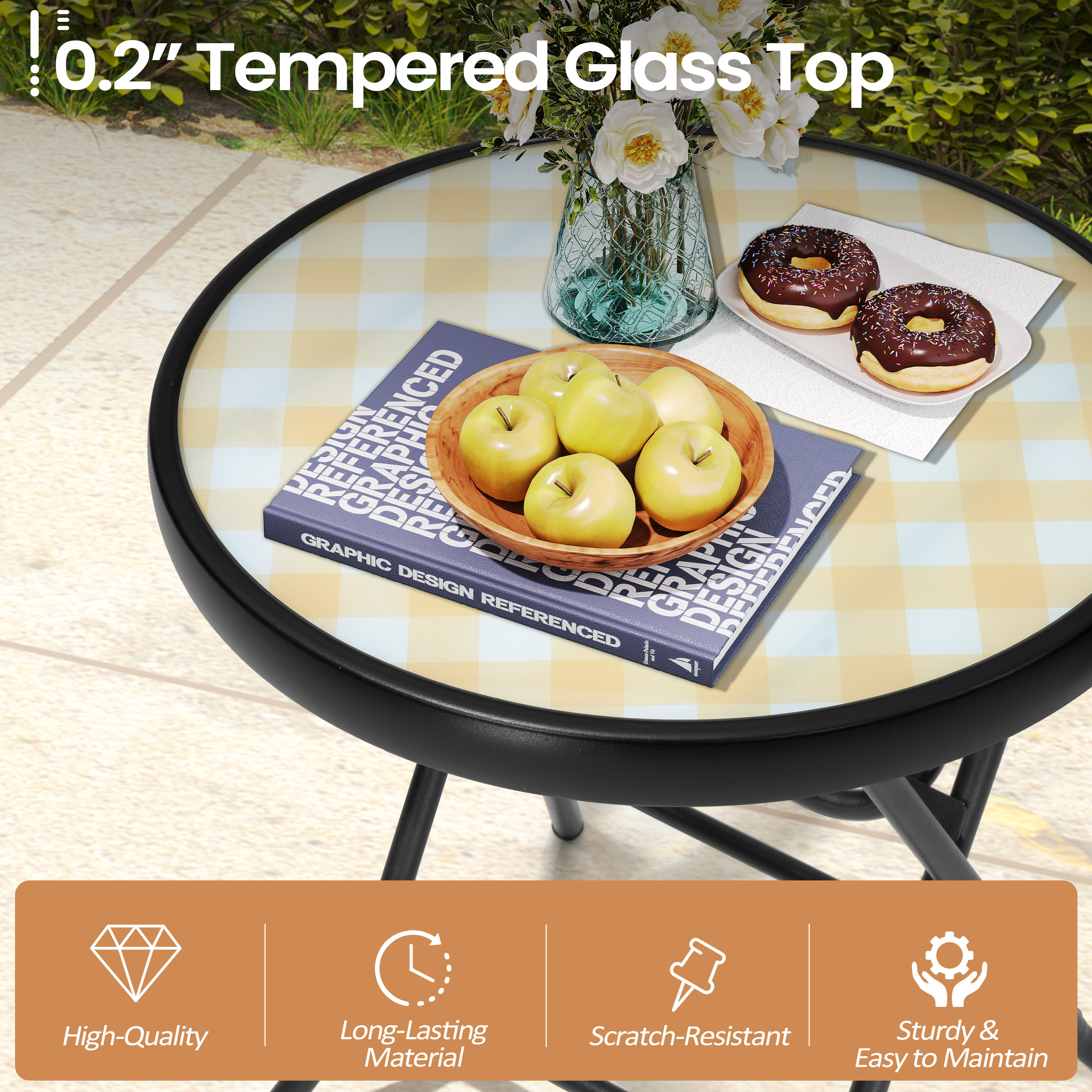 Crestlive Products CL-TB045YEW Patio-Tables - View #6