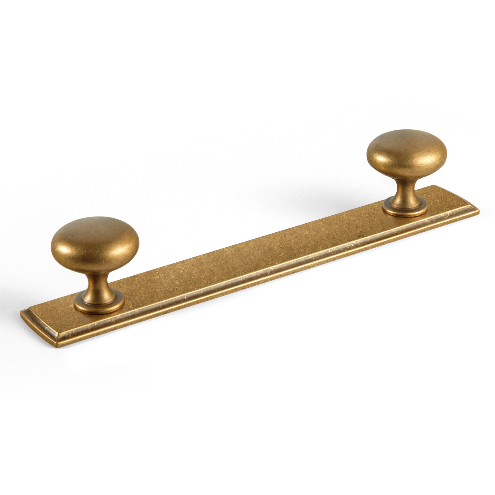 Miaokesen 8611GT-DPG011-128-2 5-1/16-in , 128mm Center to Center Antique Brass Novelty Bar 2 -Pack