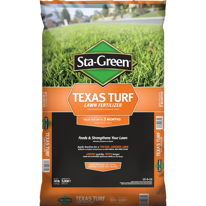 Sta-Green Texas Turf 5000-sq ft 15-5 10 All-Purpose Lawn Fertilizer in