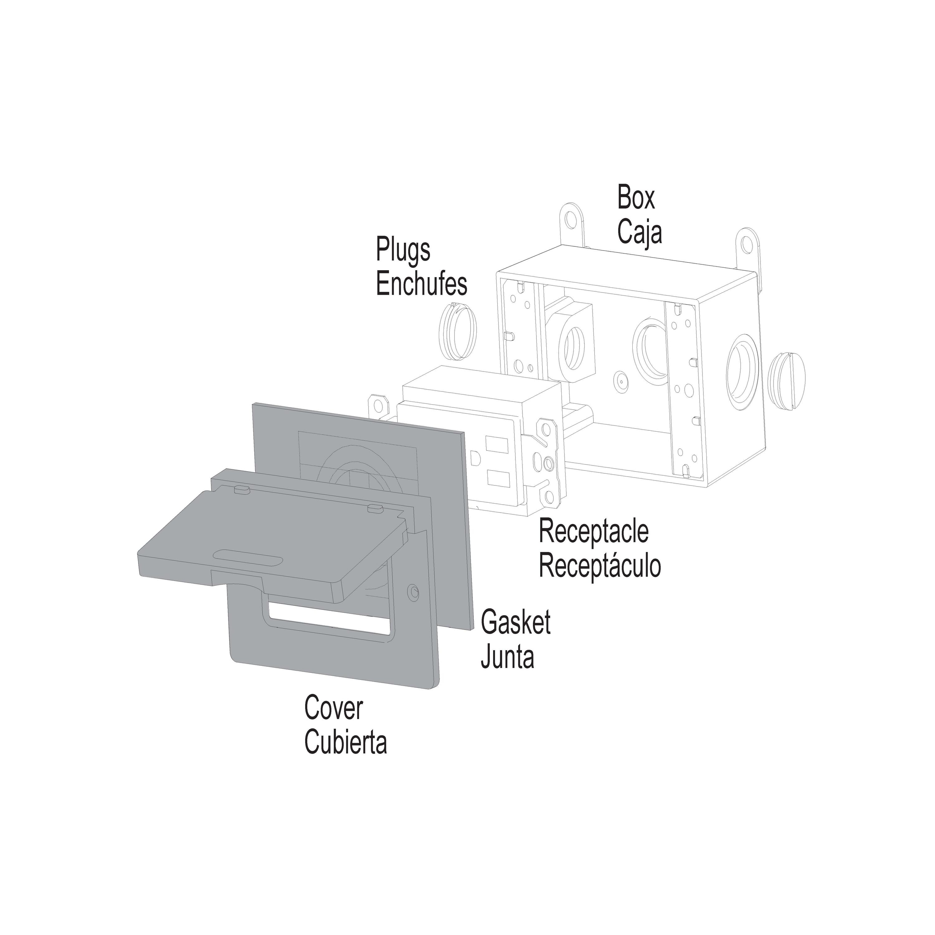 Sigma Engineered Solutions 14249WH Electrical-Box-Covers - View #5