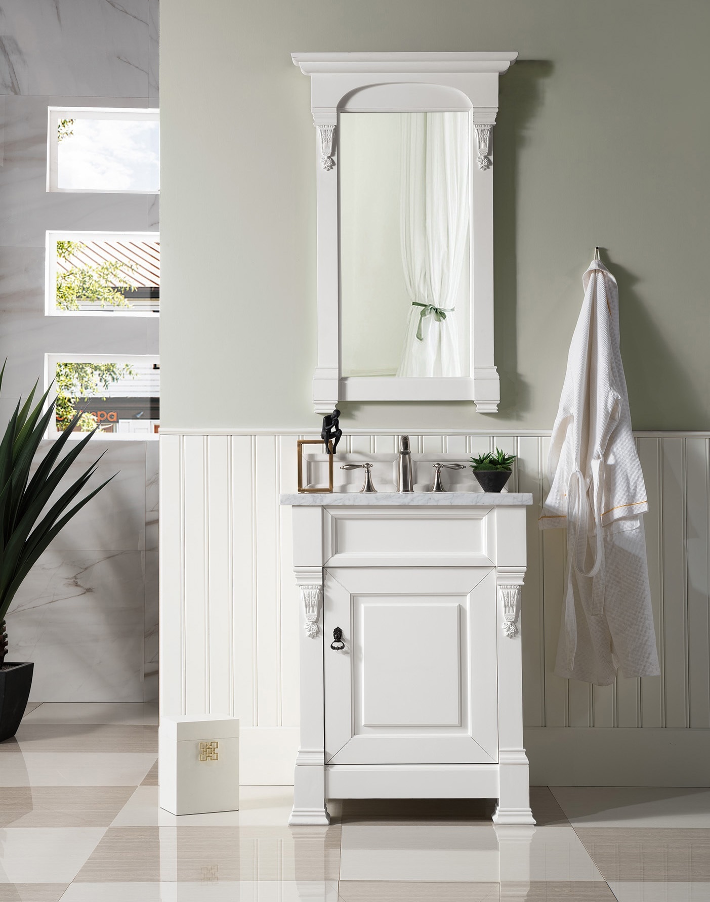 James Martin Vanities 147-M26-BW Framed-Bath-Mirrors - View #3