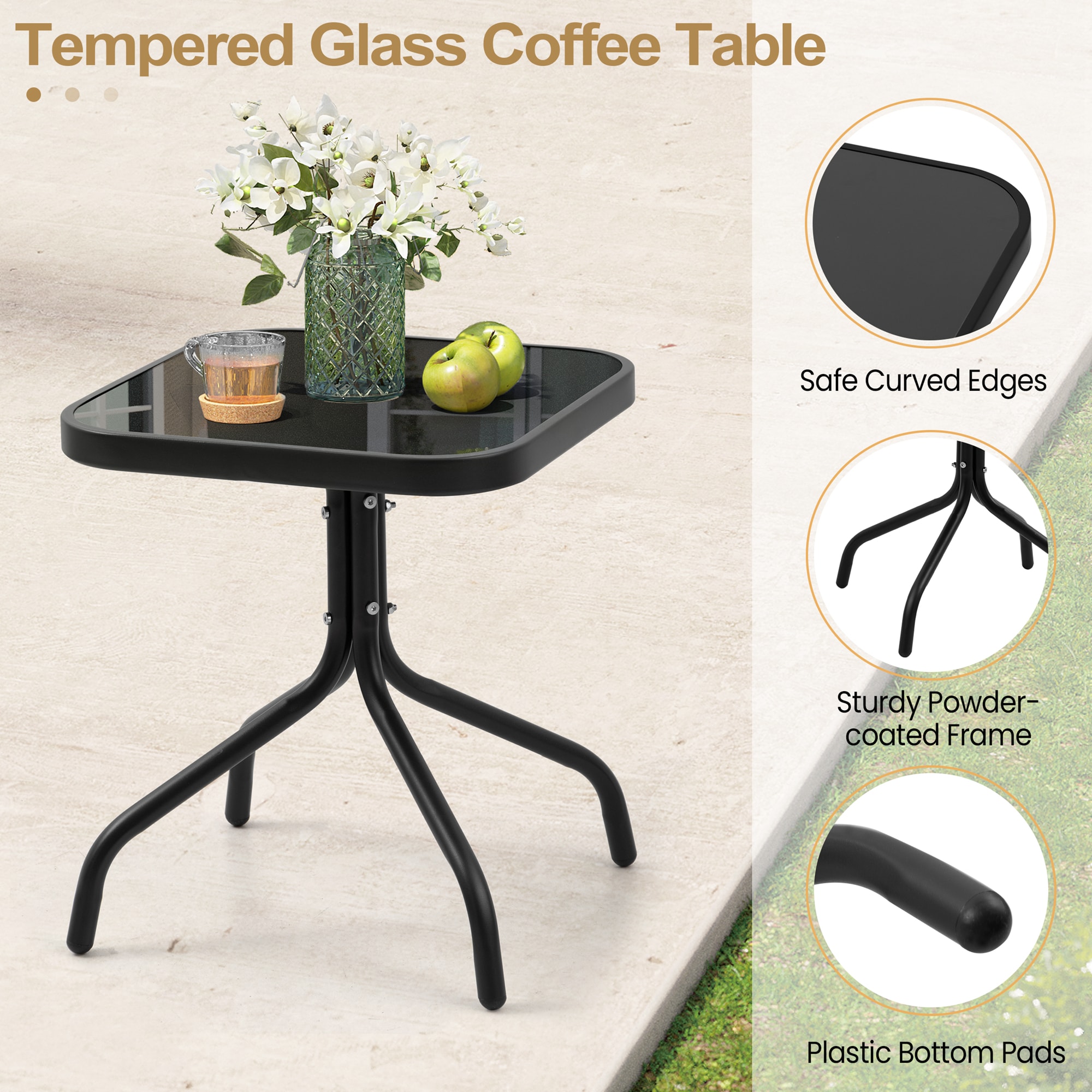 Crestlive Products CL-RC007BLK Patio-Conversation-Sets - View #5