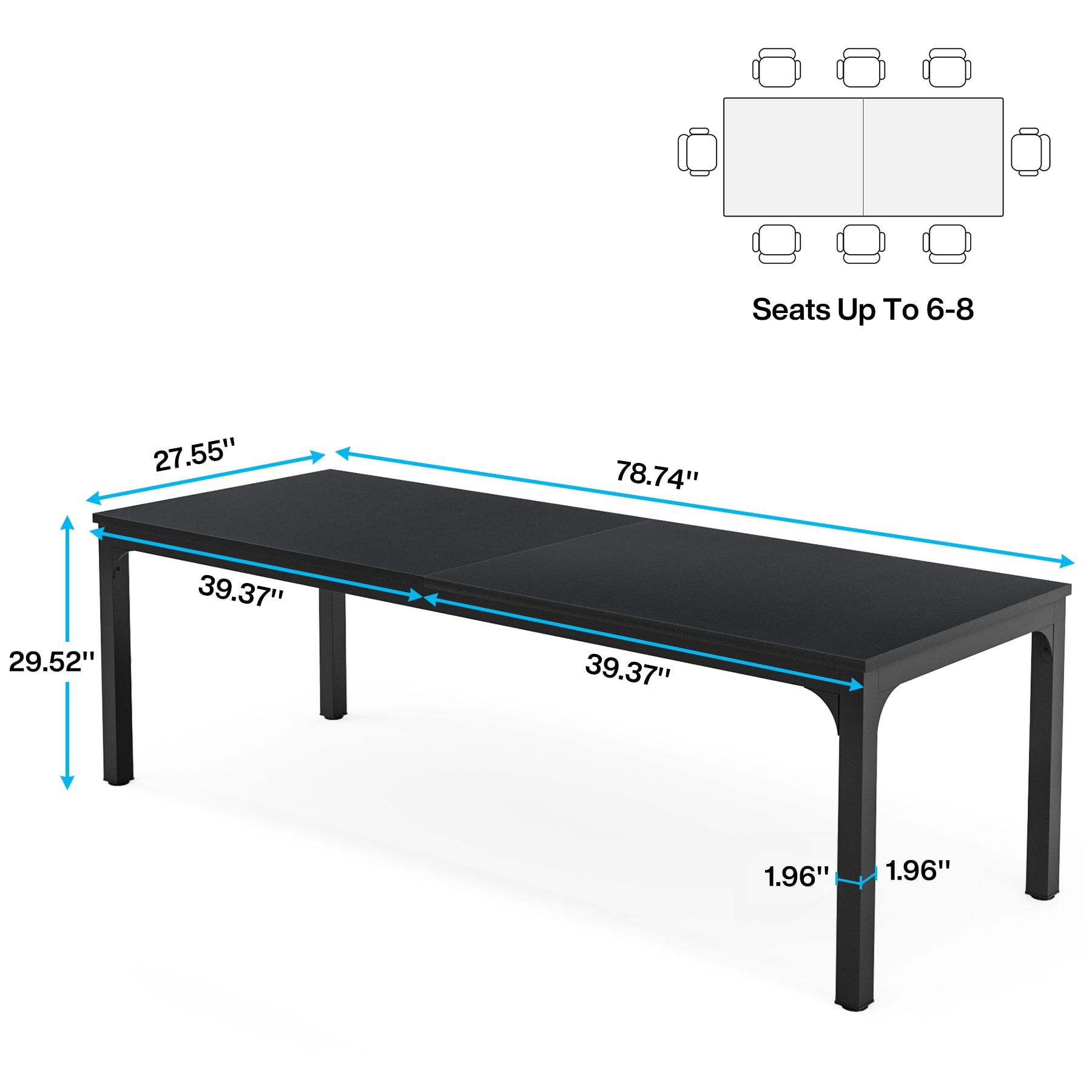 Tribesigns LWFD-YS0134 Office-Tables - View #6
