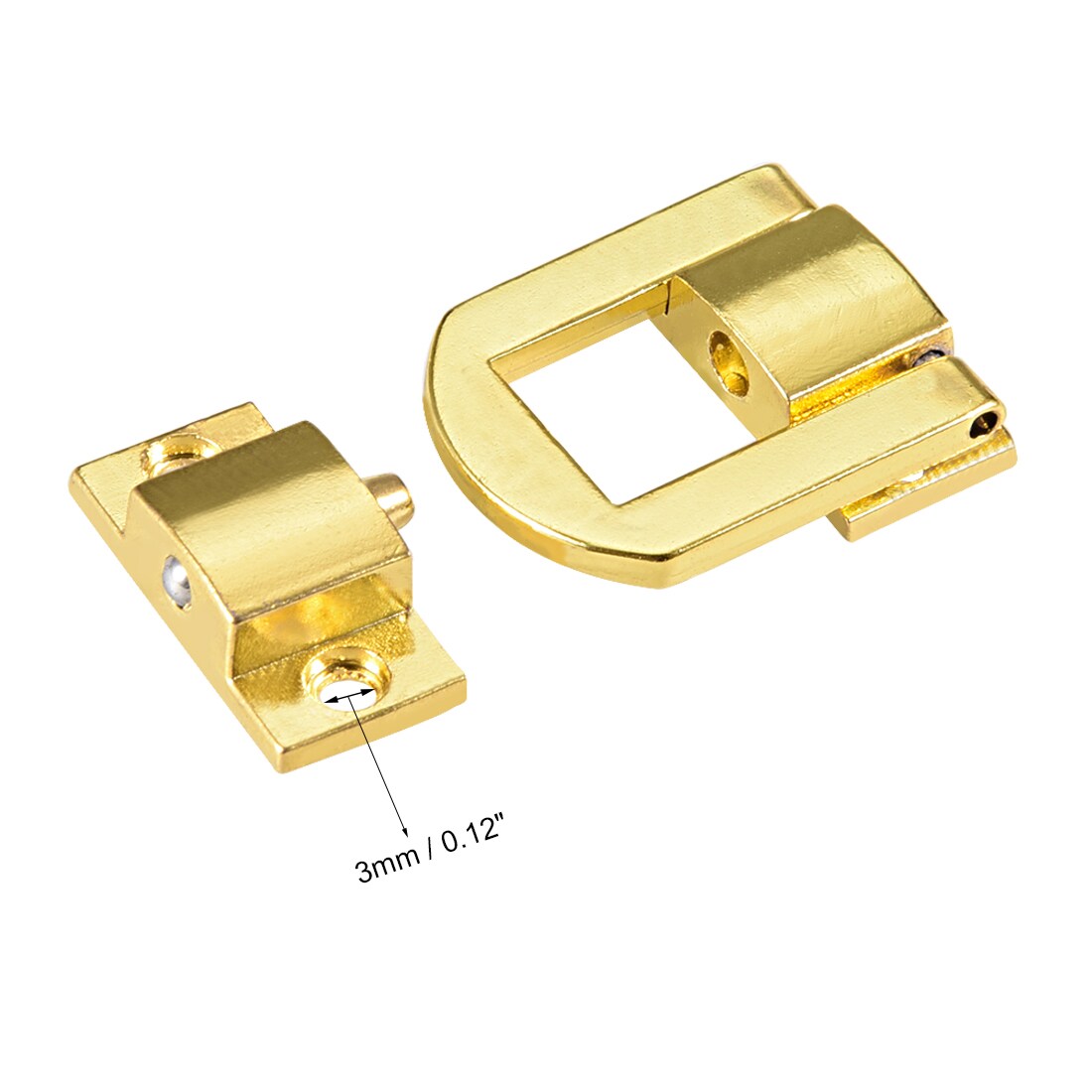 Unique Bargains S25093001UX7434 Cabinet-Latches - View #3