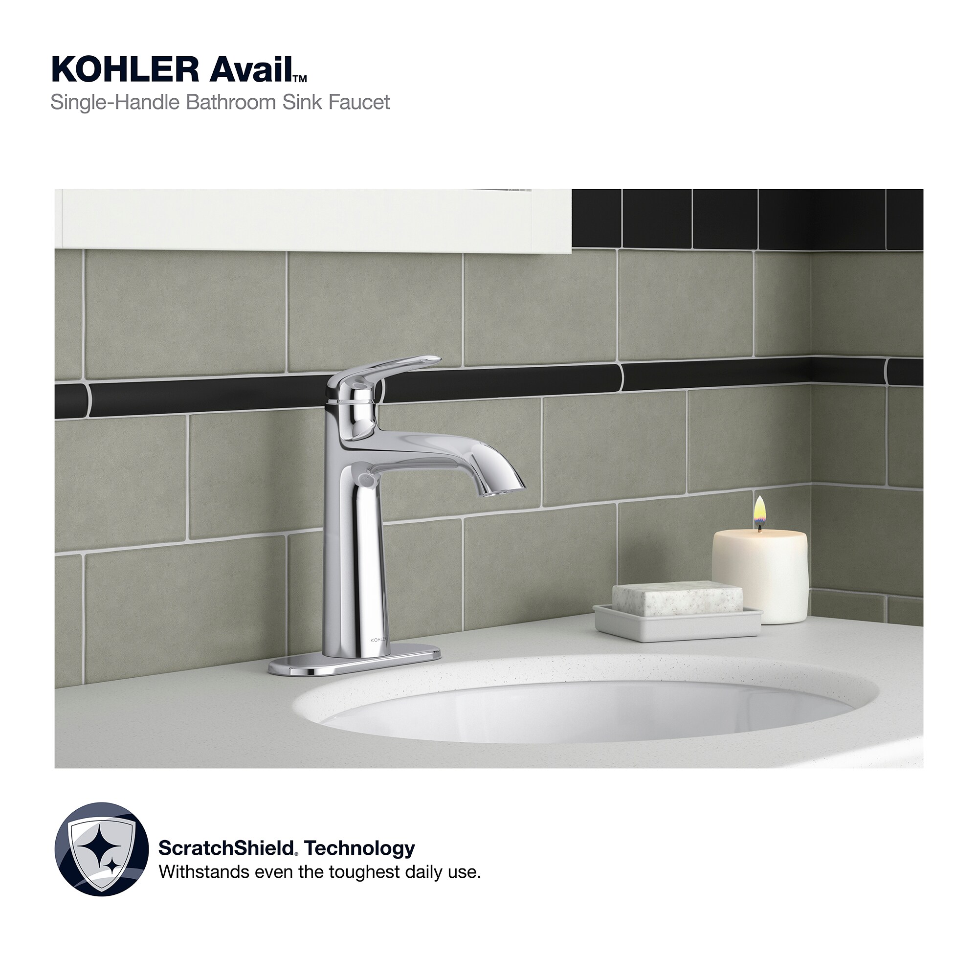 KOHLER K-R33046-4D-CP Lavatory-Faucets - View #7
