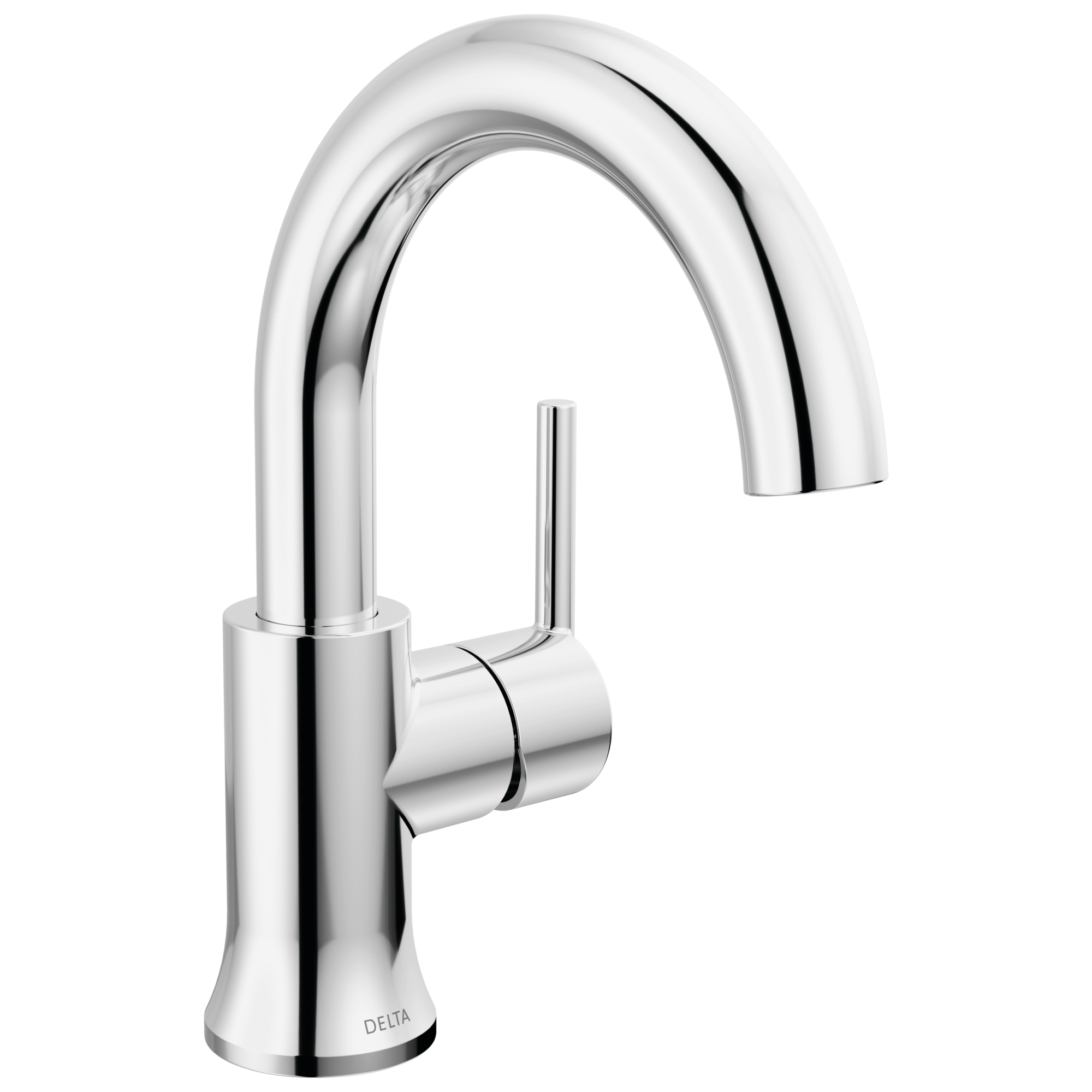 Modern Sleek Stainless Steel Single Hole Bathroom Faucet with Eco-Friendly Design