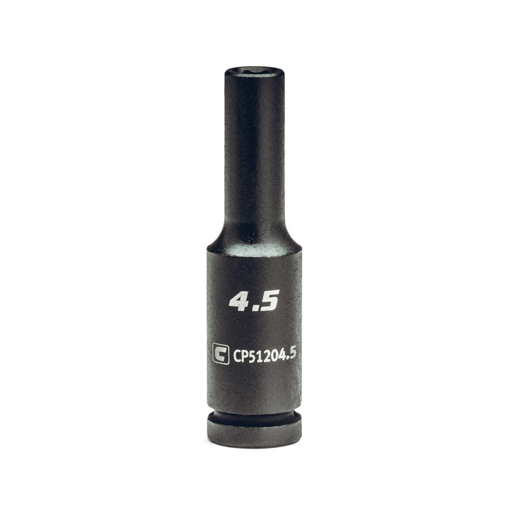 Capri Tools CP51204.5 Metric 1/4-in Drive 4.5mm 6-point Impact Socket Individual