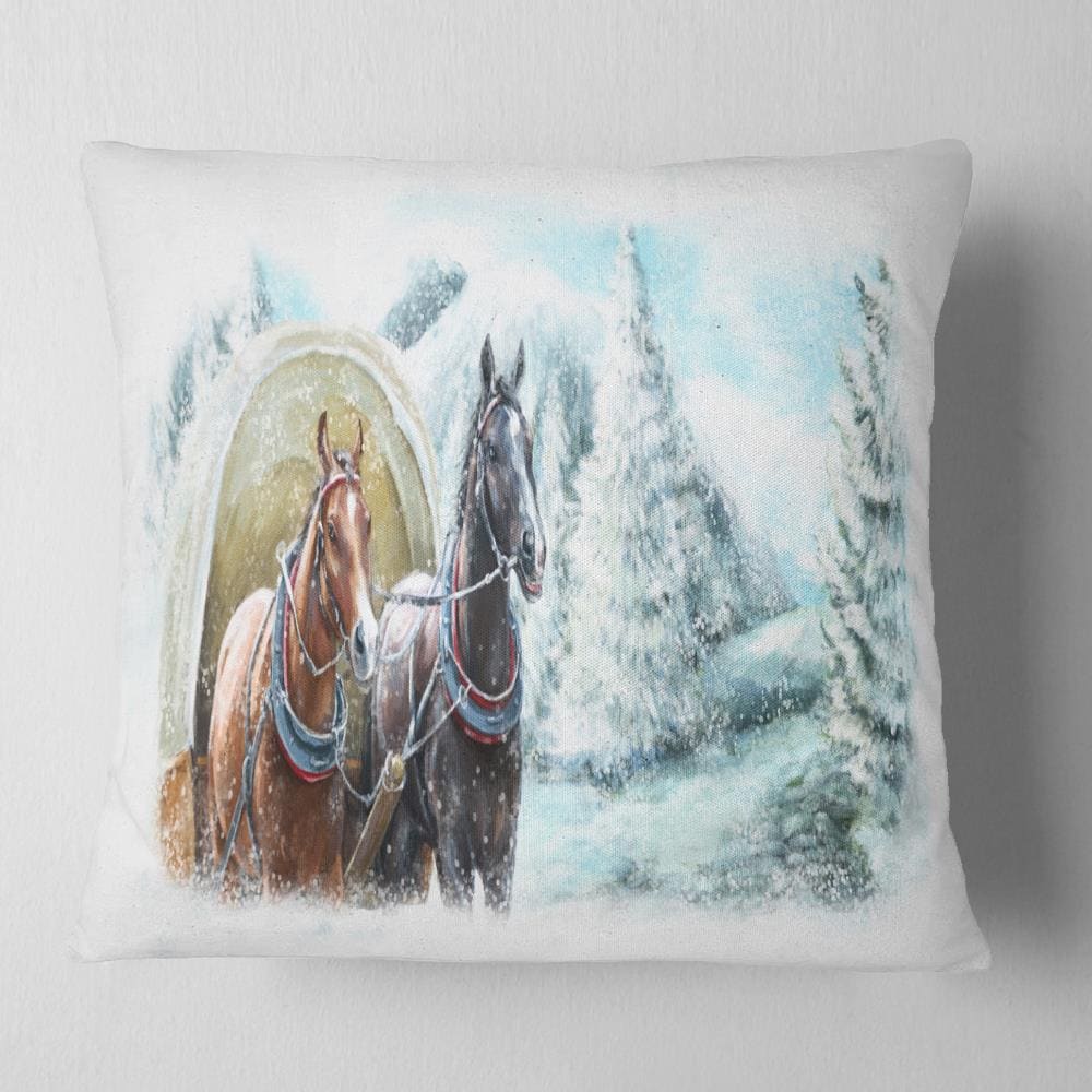 Designart CU11207-18-18 18-in x 18-in Multiple Colors Indoor Decorative Pillow