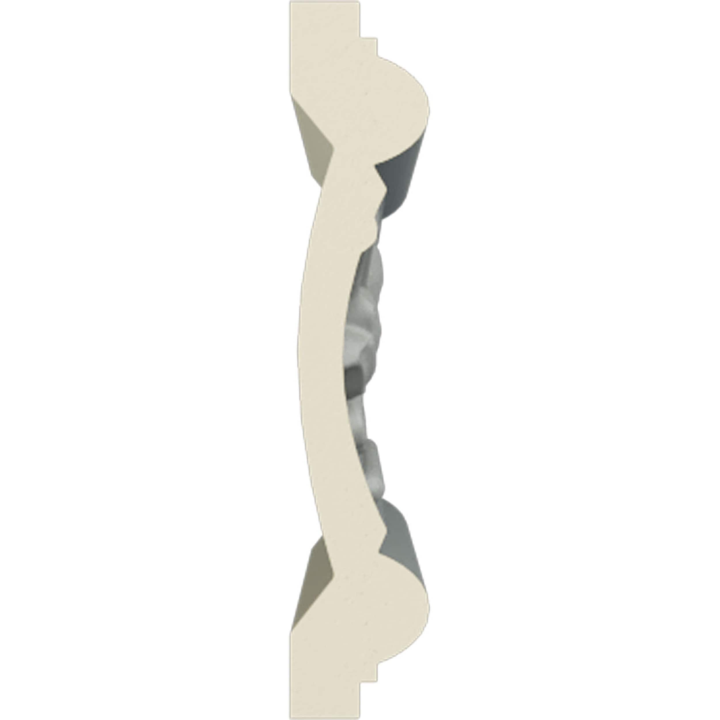 Marcella White Polyurethane Decorative Crown Moulding