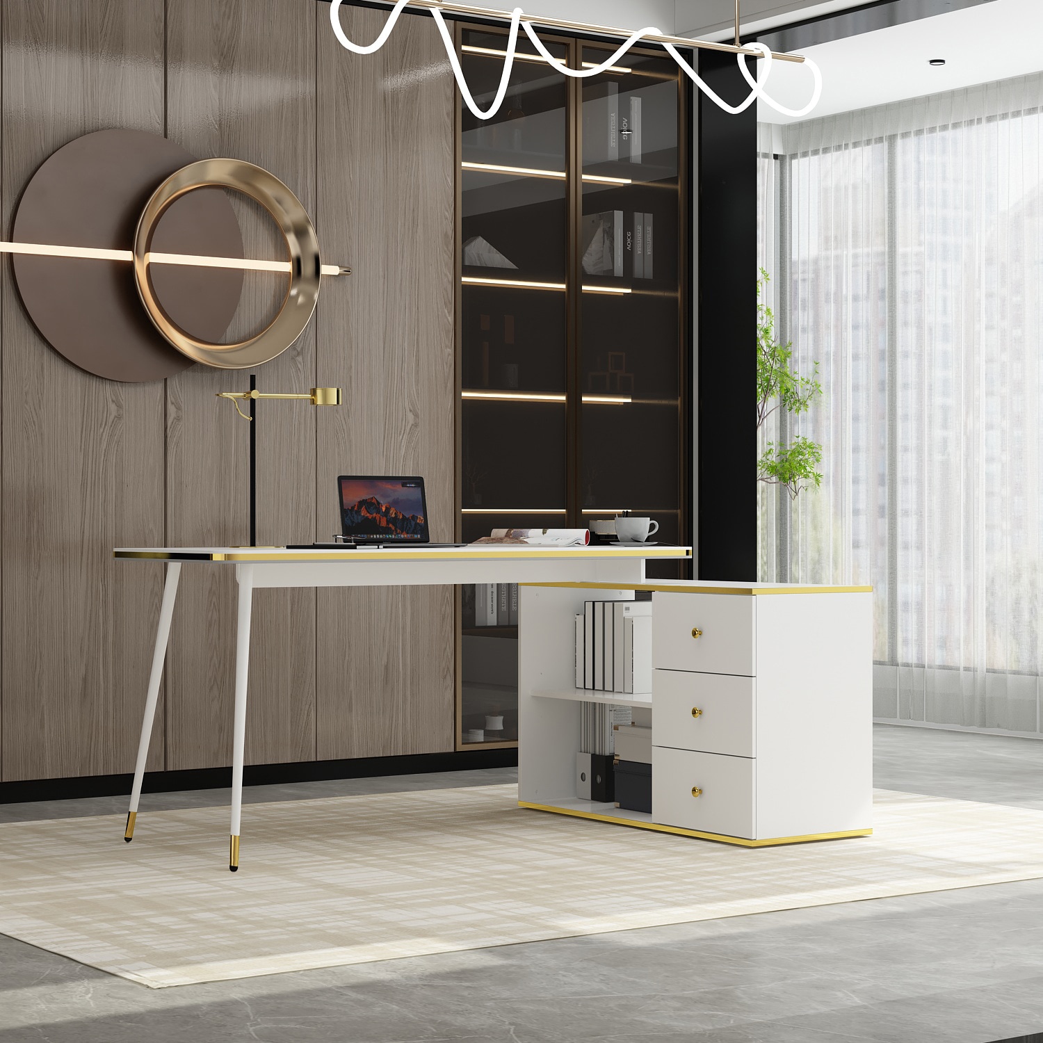 FUFU&GAGA LJY-JH0288-01 desks - View #2